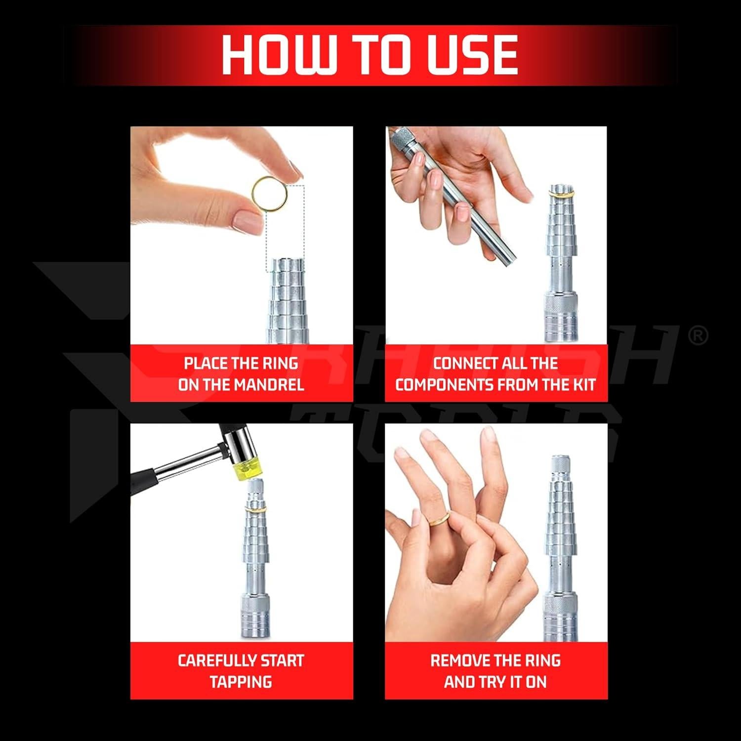 Estirador de Anillos HERRAMIENTAS RAHISH - Acero Inoxidable 16.5 cm