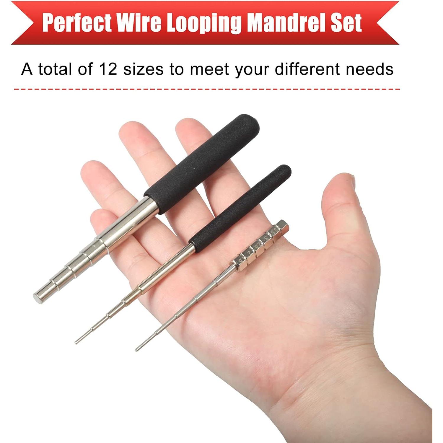 Mandril de Bucles de Alambre SPEEDWOX 3 Pcs Negro 13.97 cm