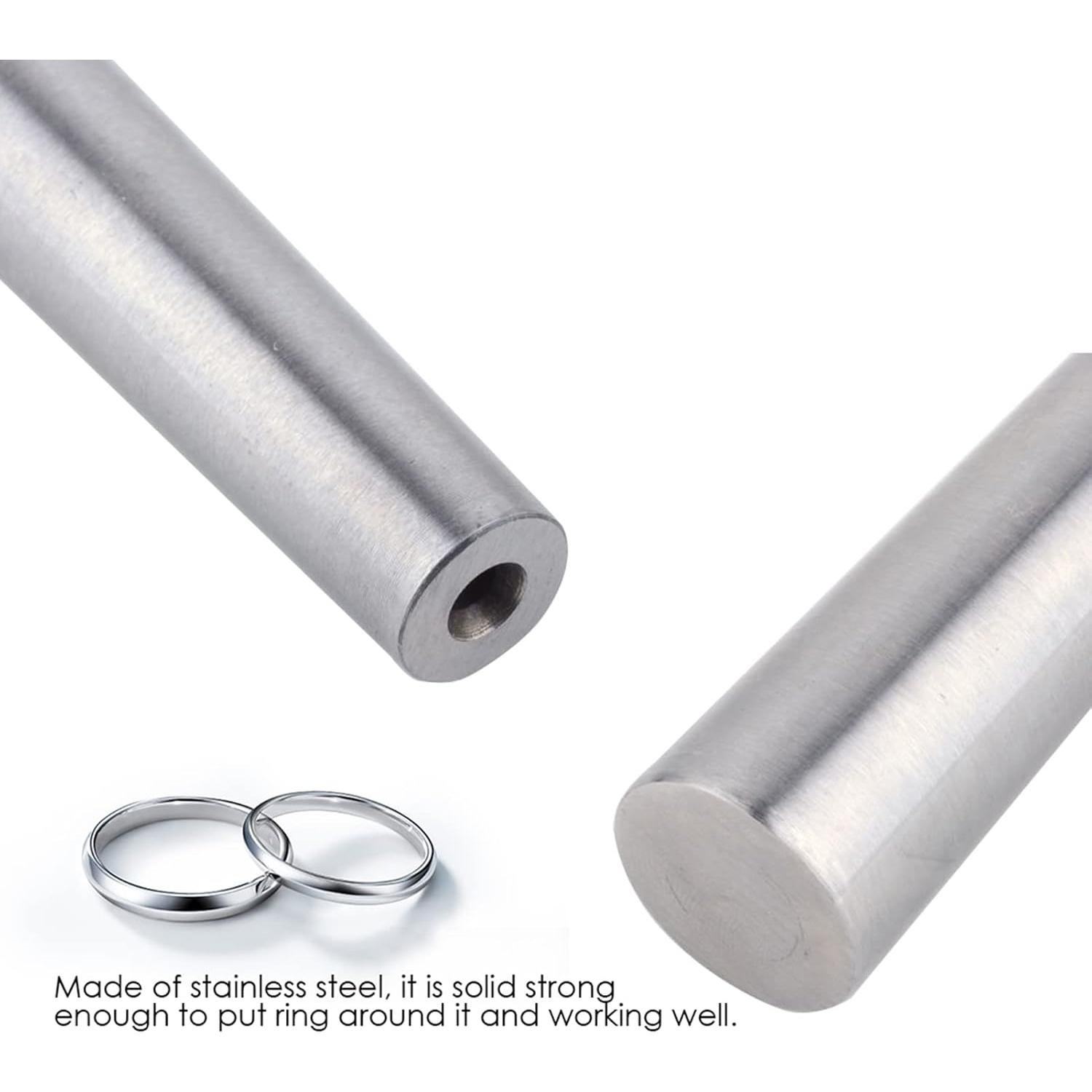 Agrandador de Anillos Acero Inoxidable 18.5cm y 27cm Joyería