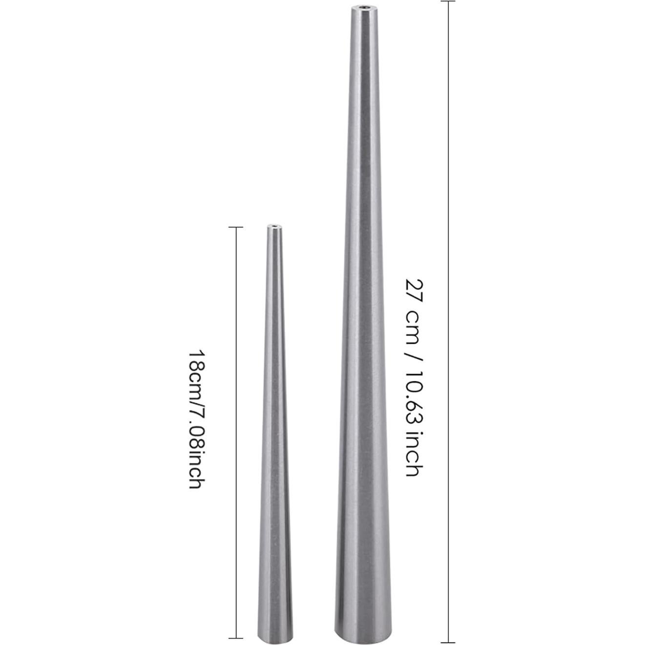 Agrandador de Anillos Acero Inoxidable 18.5cm y 27cm Joyería