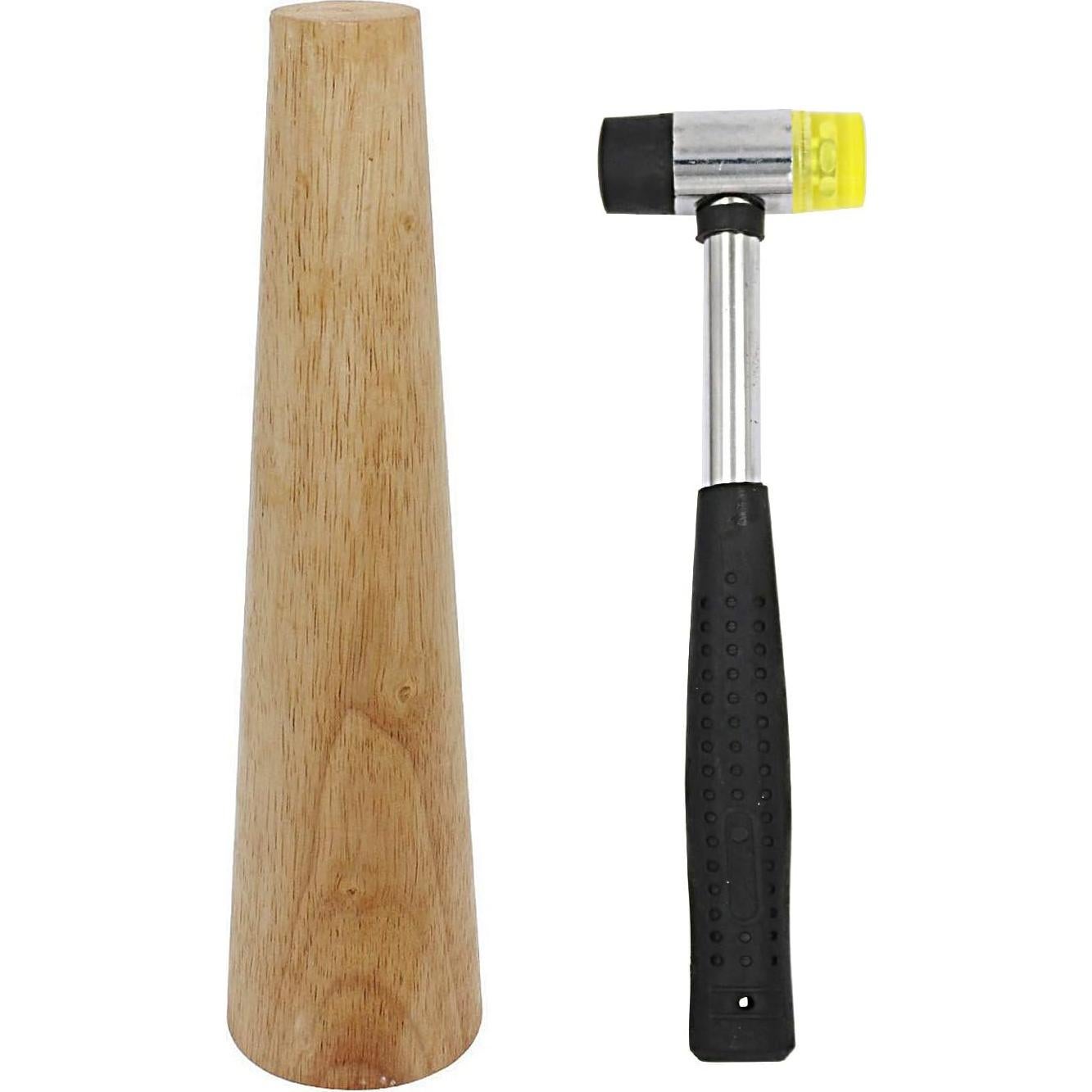 Mandril de Pulsera Redondo HEYMOUS con Martillo de Goma