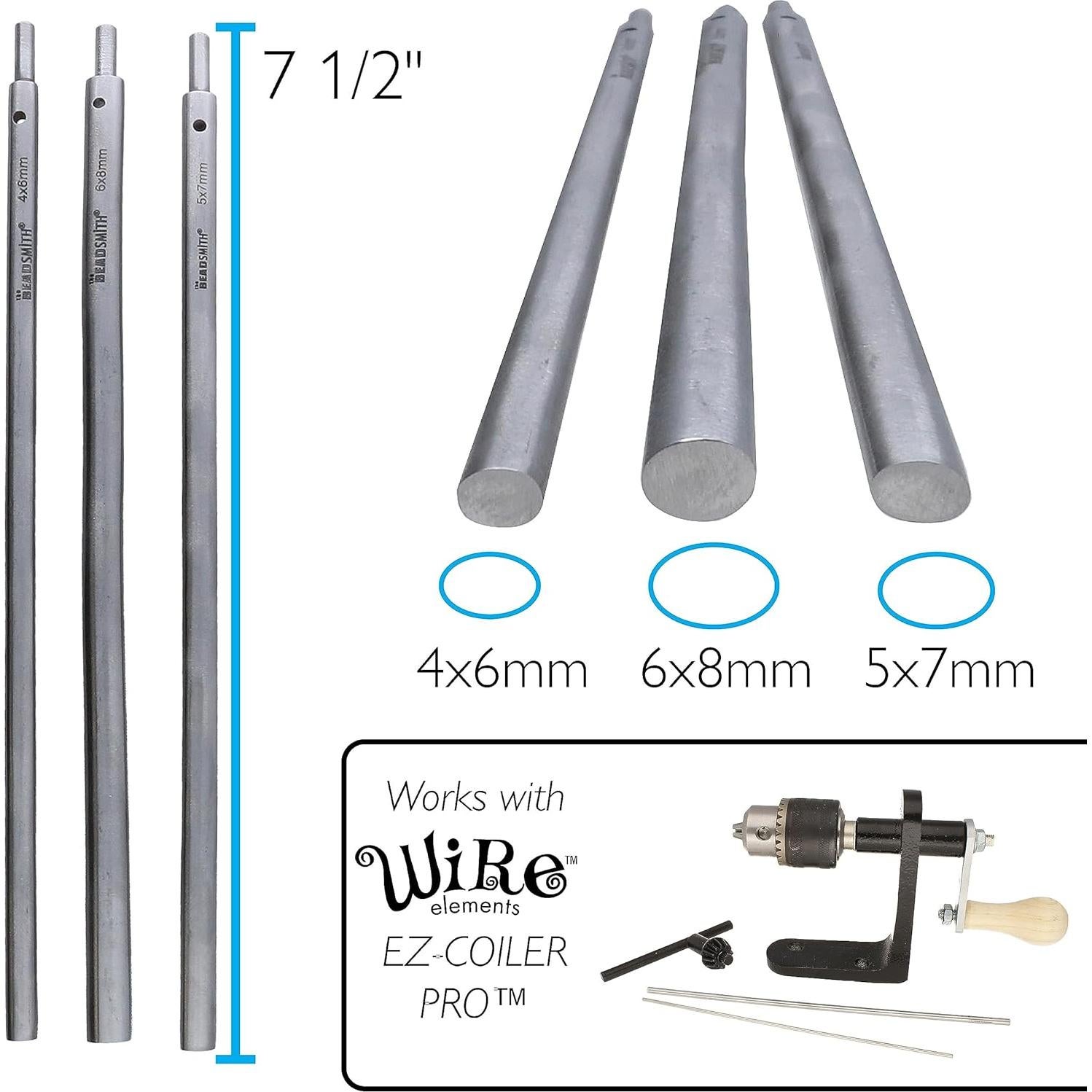 Mandriles Ovalados The Beadsmith COCO-OV - 3 Tamaños 4x6mm, 6x8mm, 5x7mm