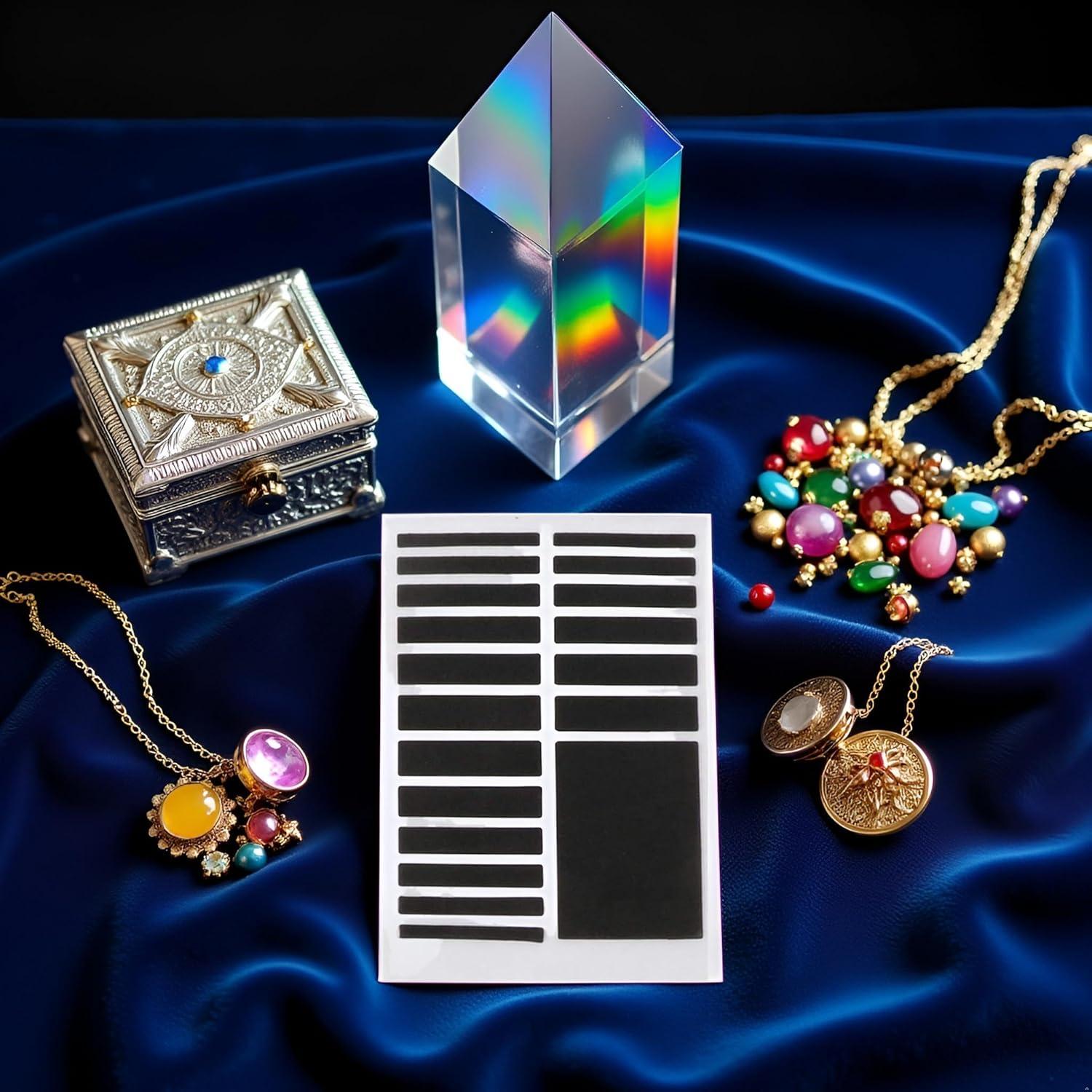 Ajustador de Tamaño de Anillo Invisible Negro Galepromot 6 Piezas