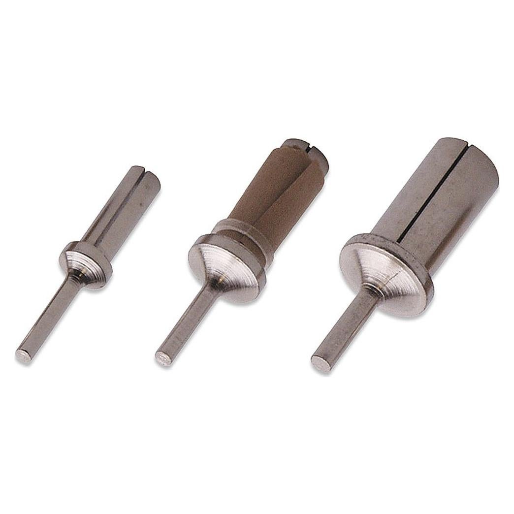 Juego de Mandriles de Lijado Wolf 3 Piezas Acero Inoxidable