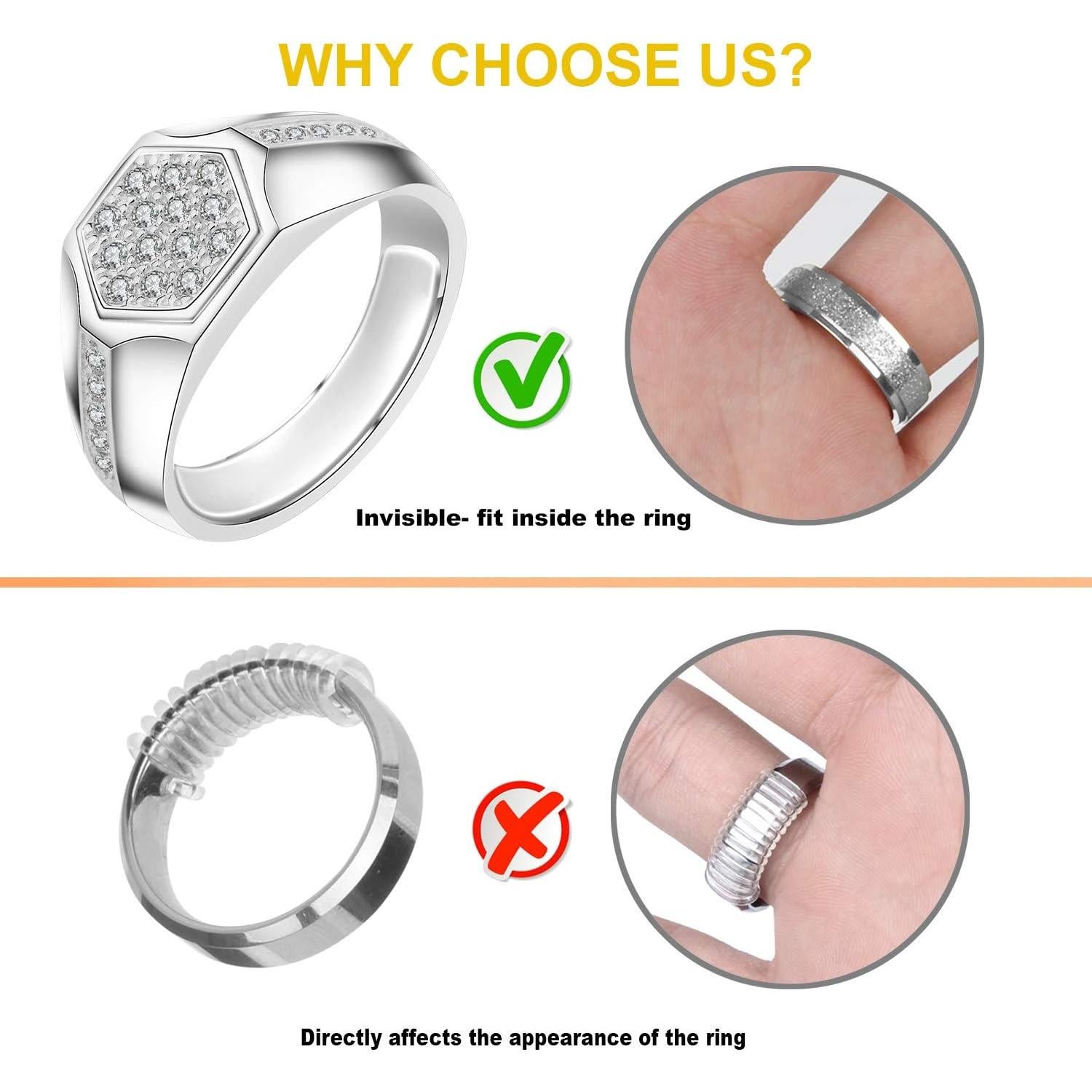 Ajustador de Tamaño de Anillo Feramox 48 PCS Invisible