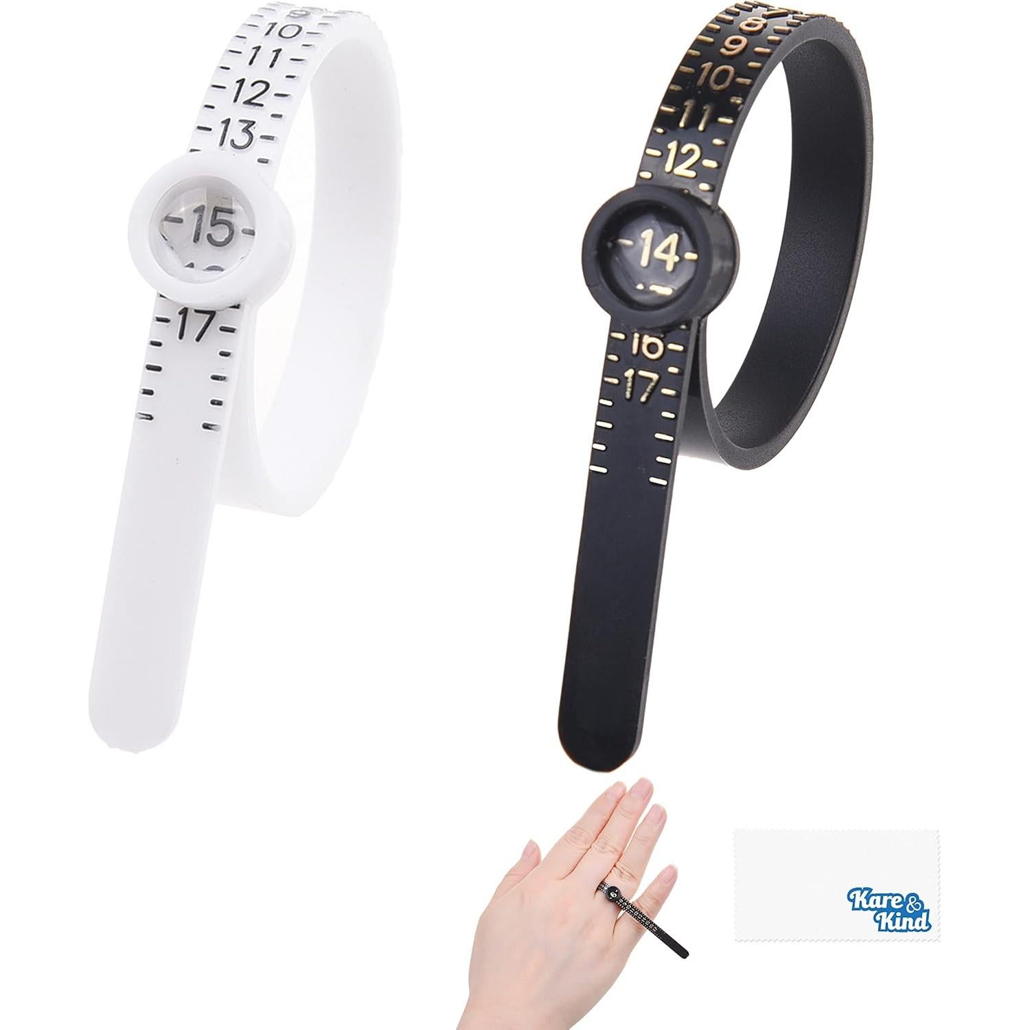 Herramienta de Medición de Tamaño de Anillo Kare & Kind 2X