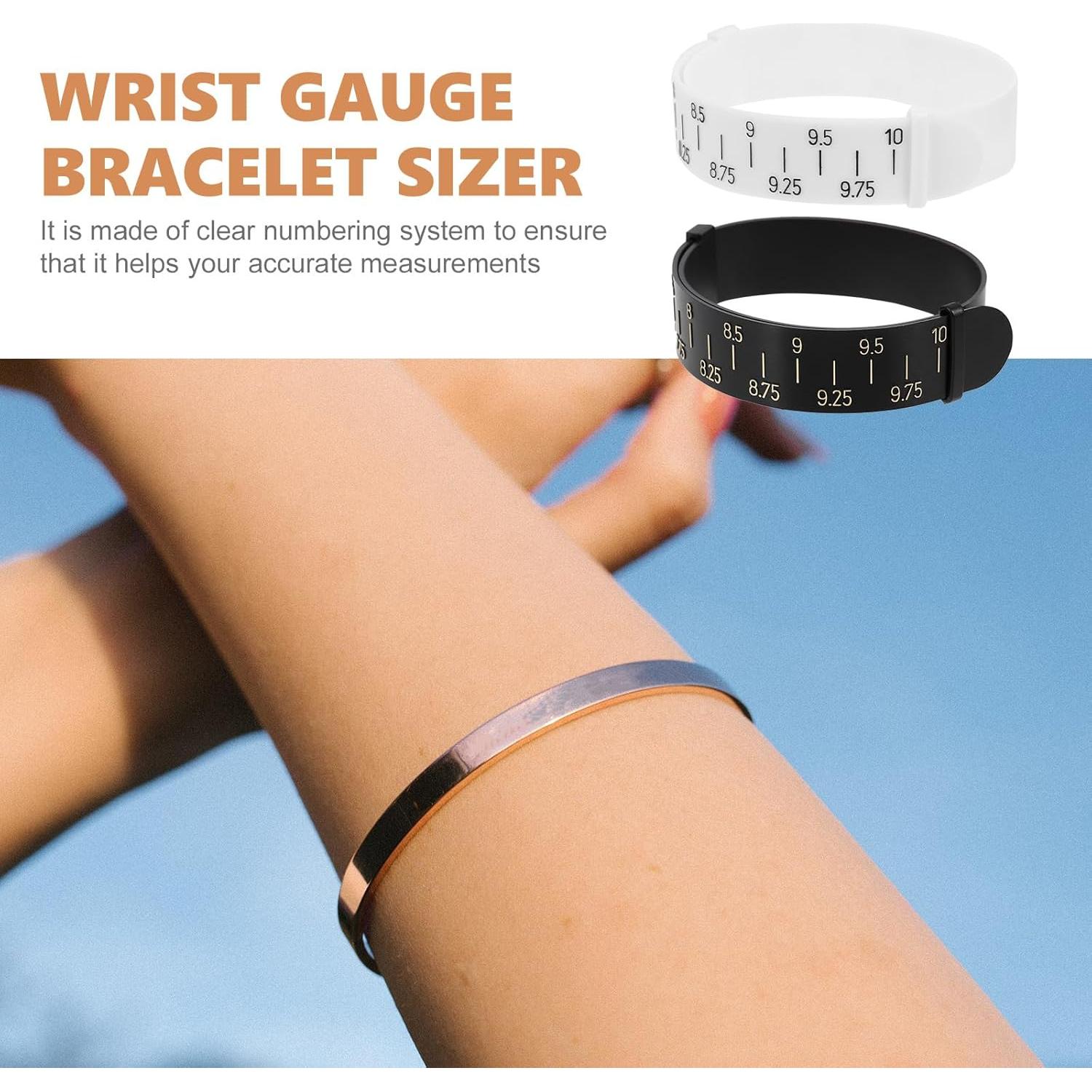 TOPPERFUN 8 Piezas Medidor de Pulseras y Anillos Universal