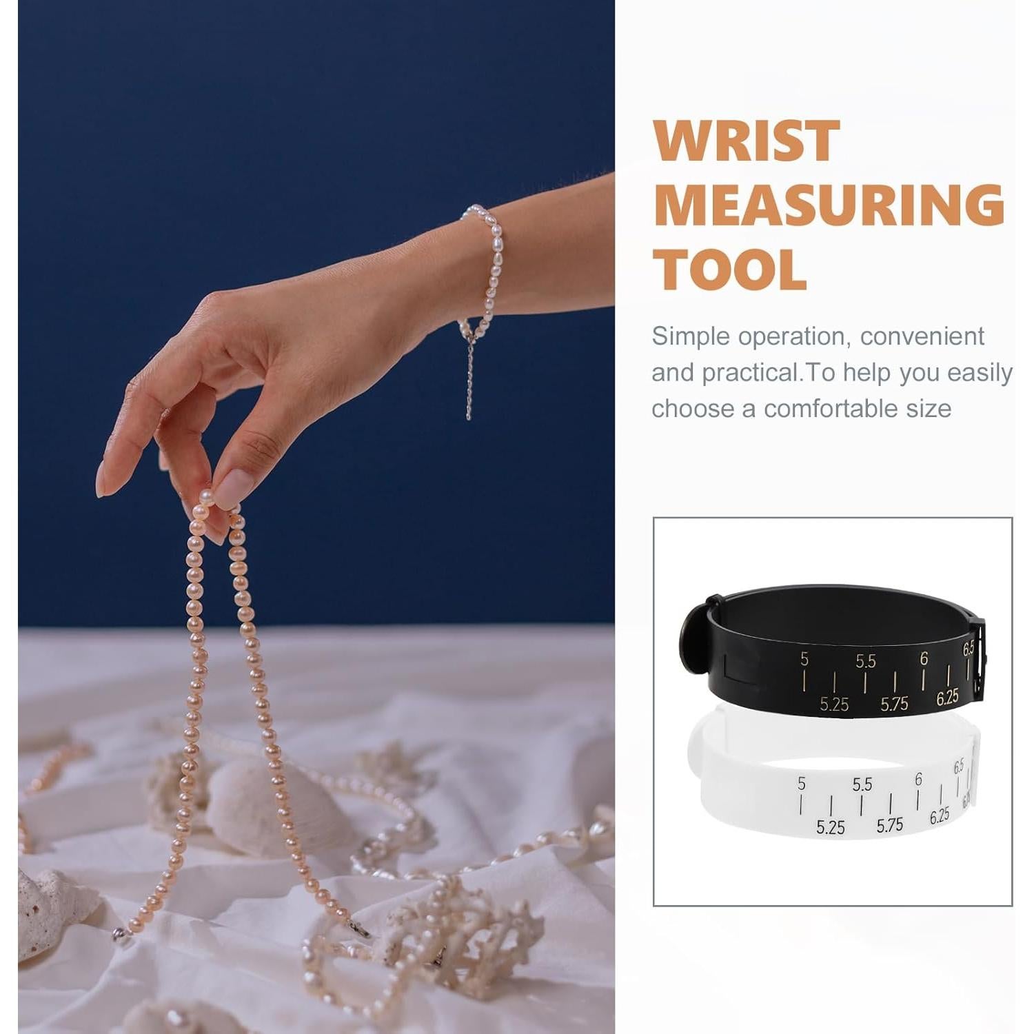 TOPPERFUN 8 Piezas Medidor de Pulseras y Anillos Universal