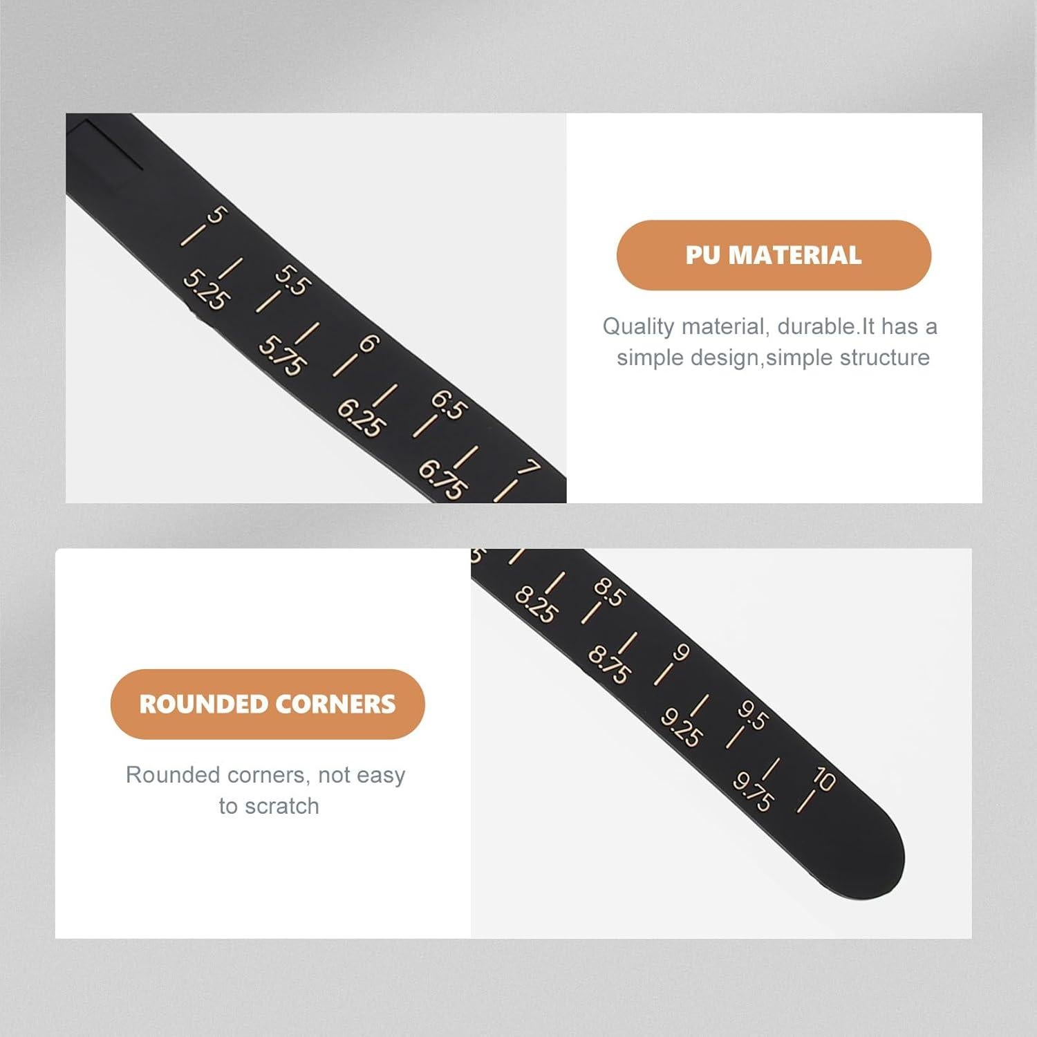 TOPPERFUN 8 Piezas Medidor de Pulseras y Anillos Universal