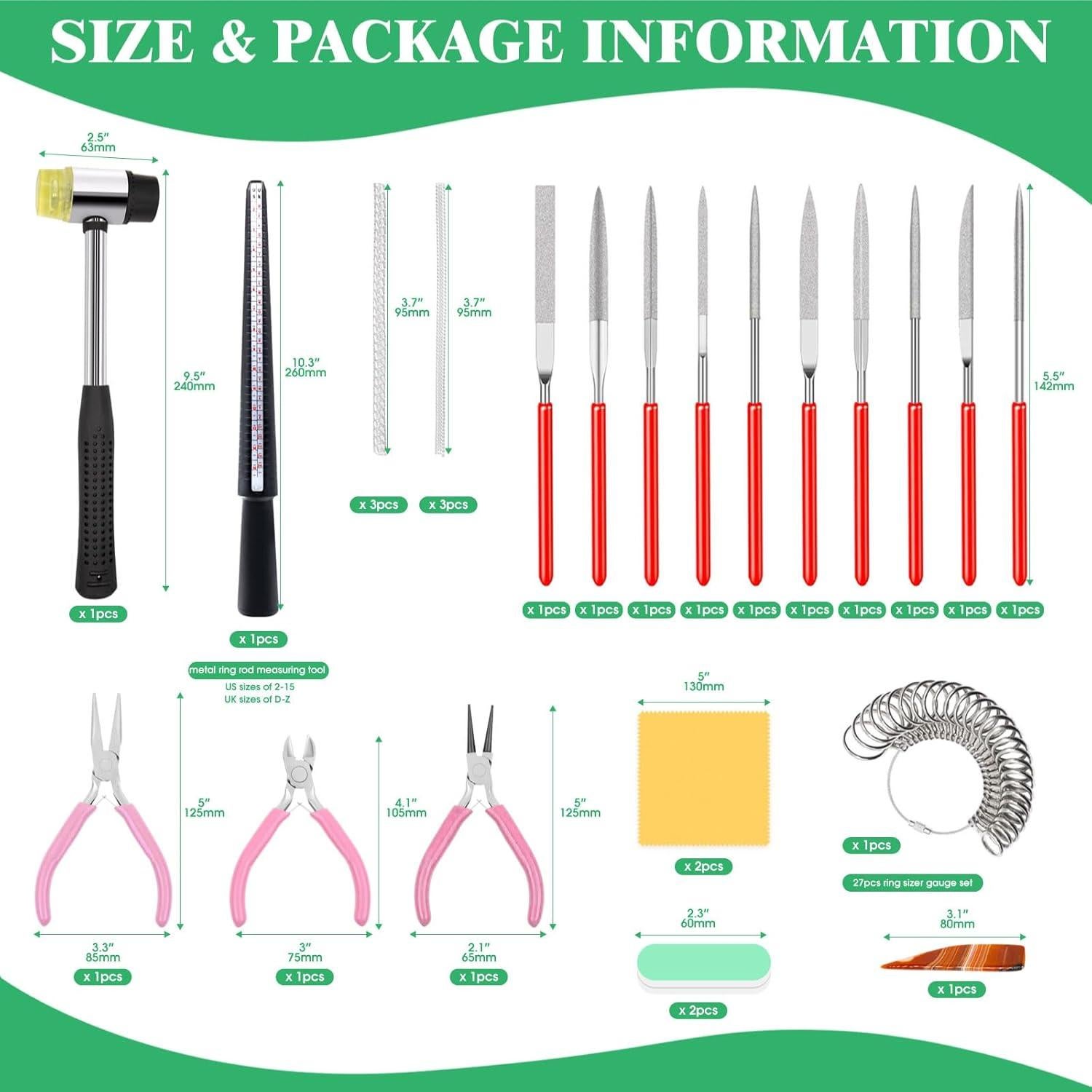 Juego de Herramientas para Joyeros 27 Piezas Yauhar