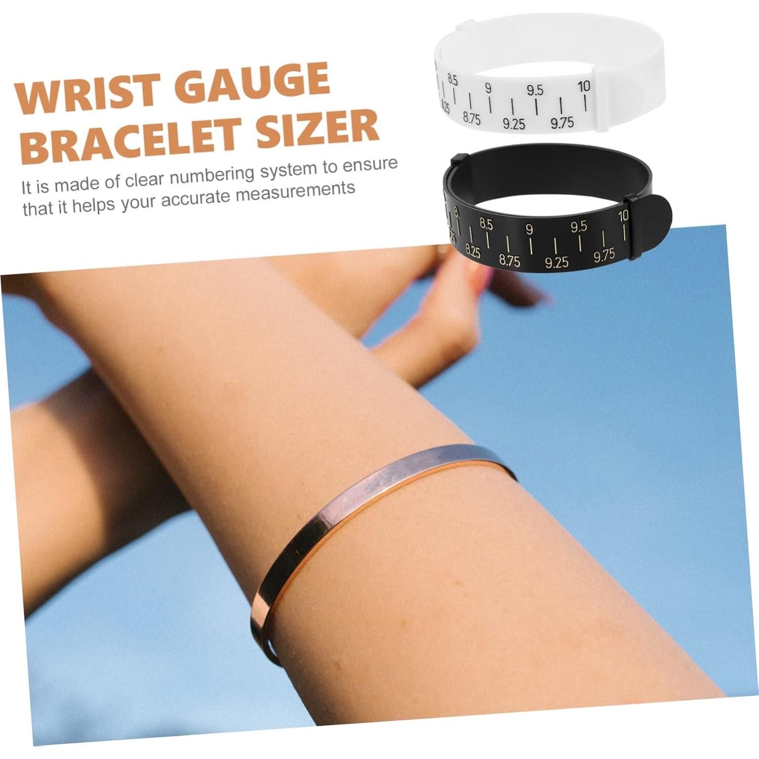 TOPPERFUN Medidor de Pulsera y Anillo 2 Piezas Reutilizable