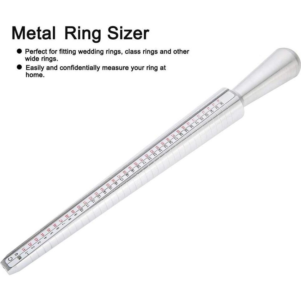 Medidor de Anillos Salmue Profesional para Dedos - Varilla de Medición