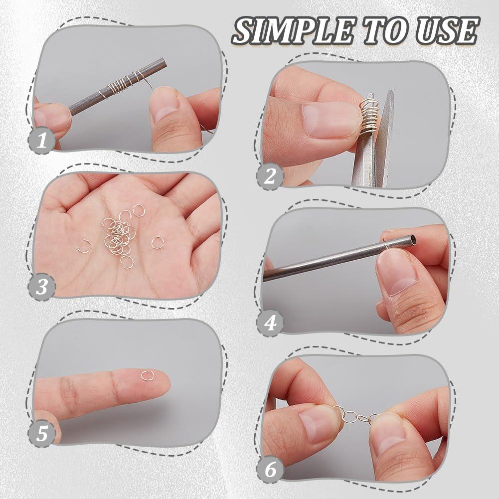 Varillas de Acero Inoxidable PH PandaHall 17pcs 14cm