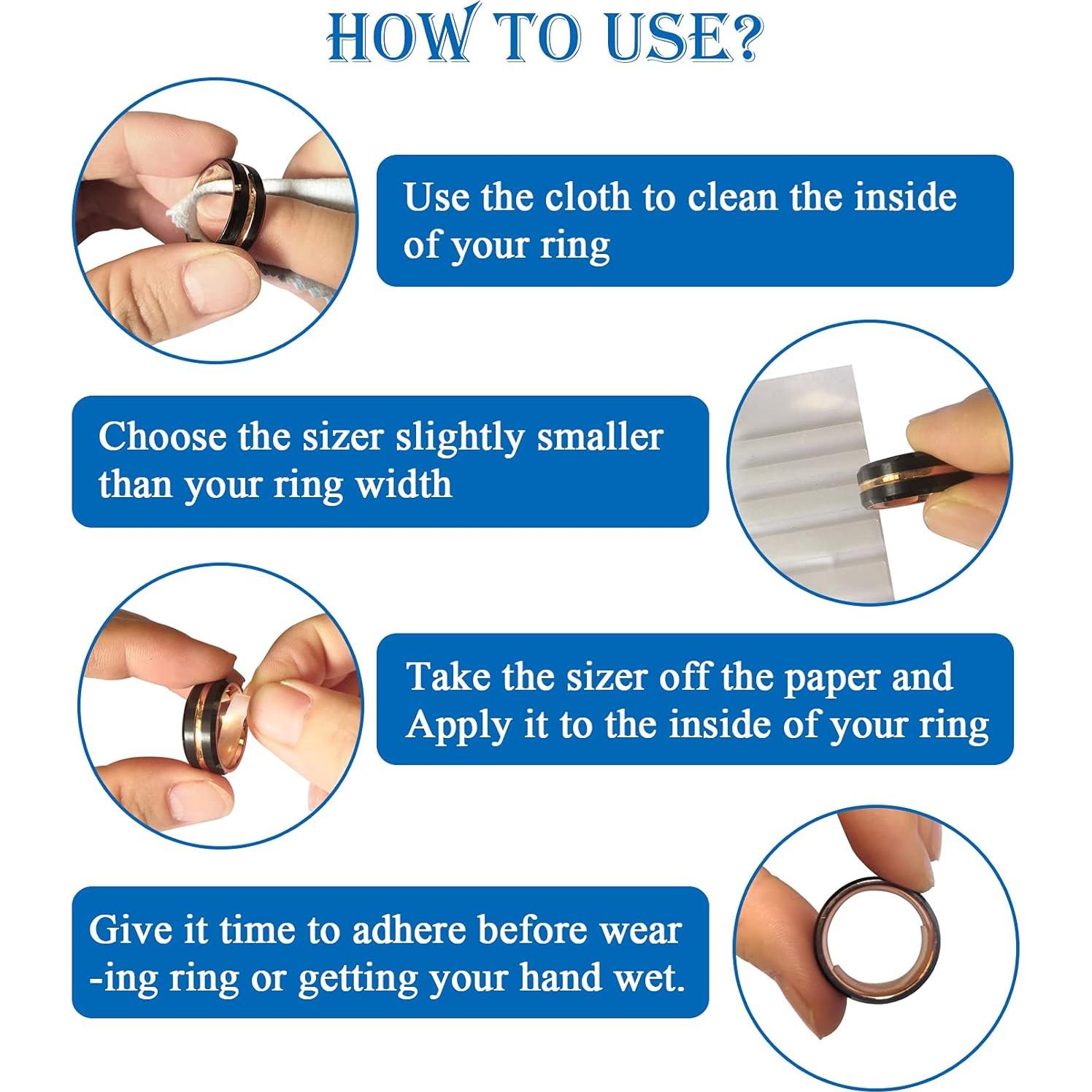 Ajustador de Tamaño de Anillo de Silicona ENHONG 57 PCS