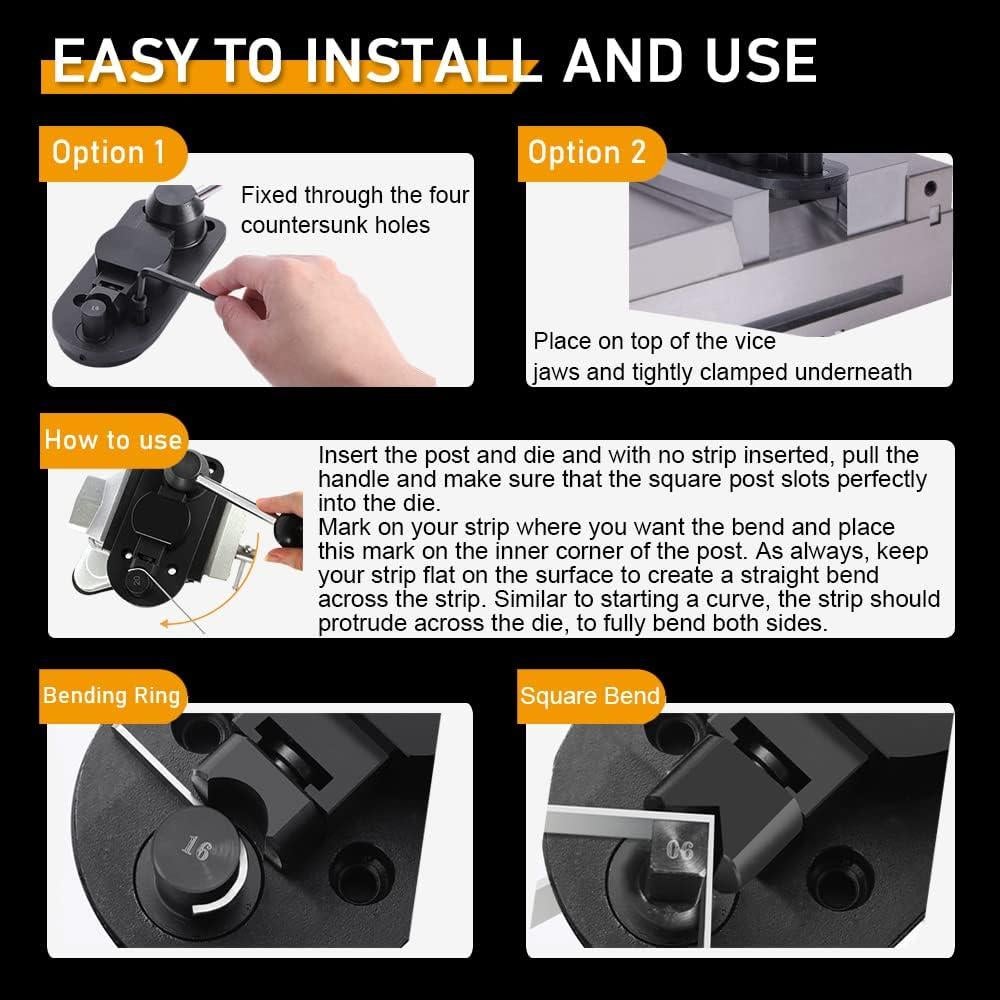 Herramienta de Doblado de Anillos 11 en 1 XIIW con Estirador