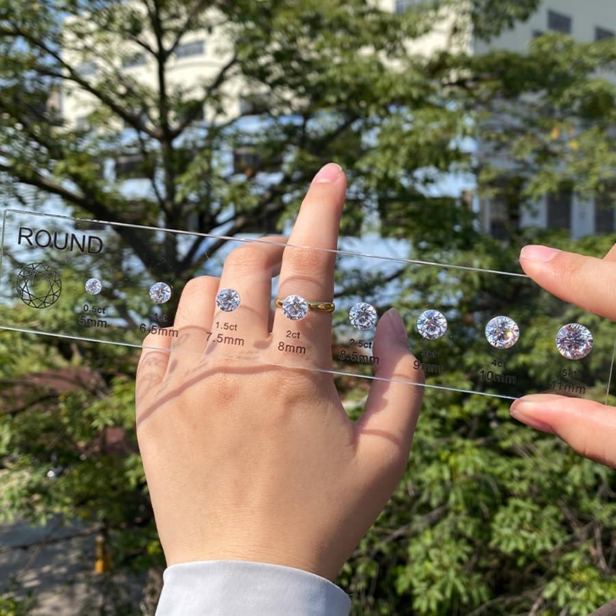 Kit Selector de Tamaño y Forma de Diamante Holycome - 8 Tamaños