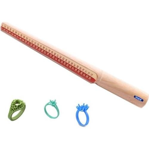 Tubo Medidor de Anillos de Cera Ajustable para Joyería