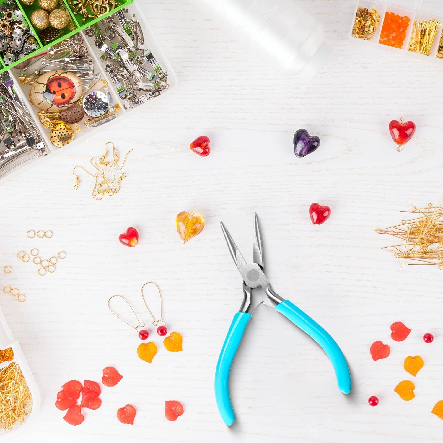 Alicates de Punta de Aguja Eruinfang 11.43 cm para Joyería