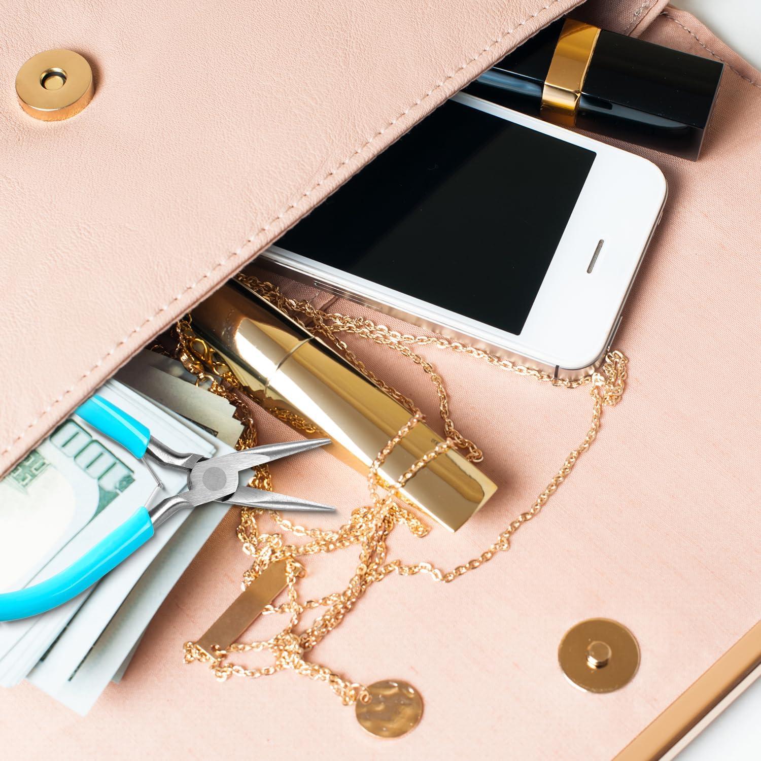 Alicates de Punta de Aguja Eruinfang 11.43 cm para Joyería