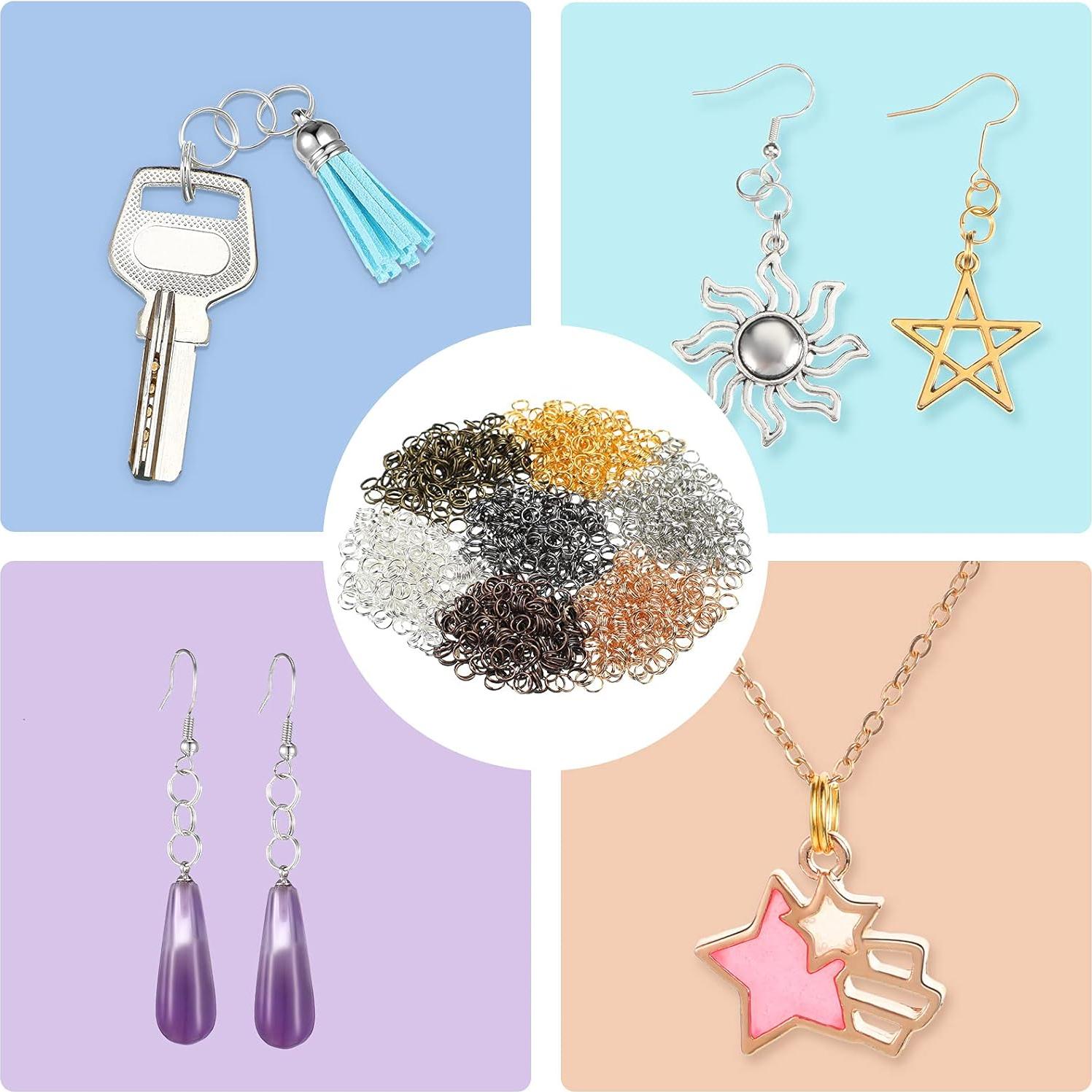 Hotop Juego de 1402 Anillas de Salto Doble Multicolor DIY