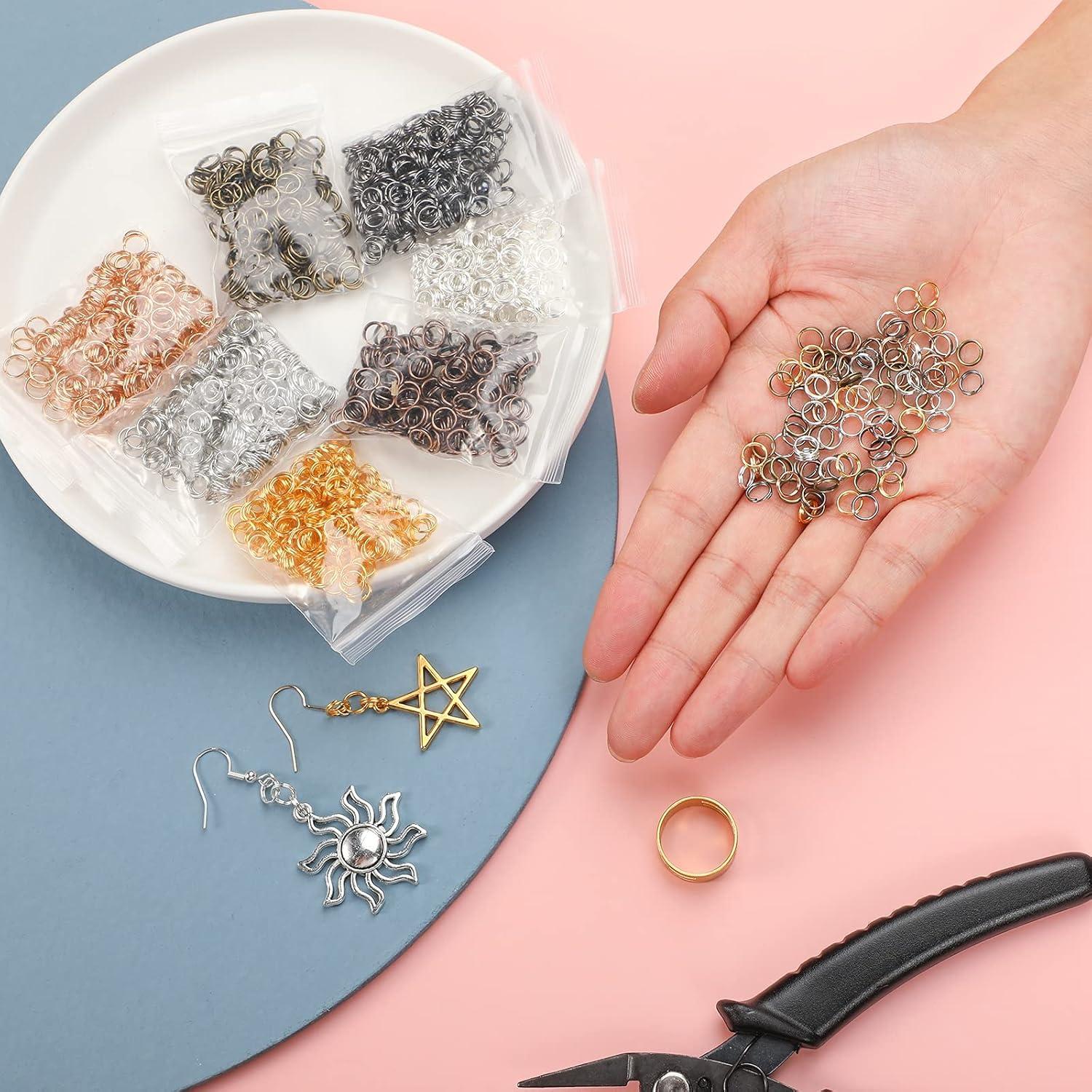 Hotop Juego de 1402 Anillas de Salto Doble Multicolor DIY