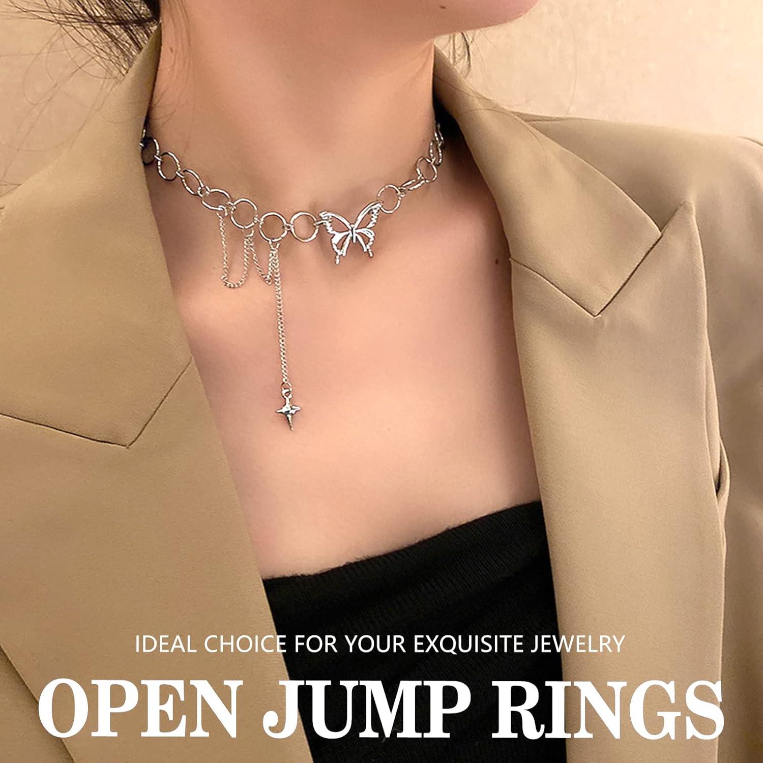 Anillas de Salto Plateadas TOAOB 2300pcs para Joyas DIY