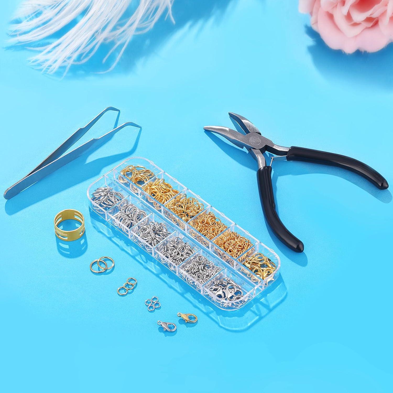 Kit de Anillas de Salto Hazifes - 1200 Piezas con Pinzas