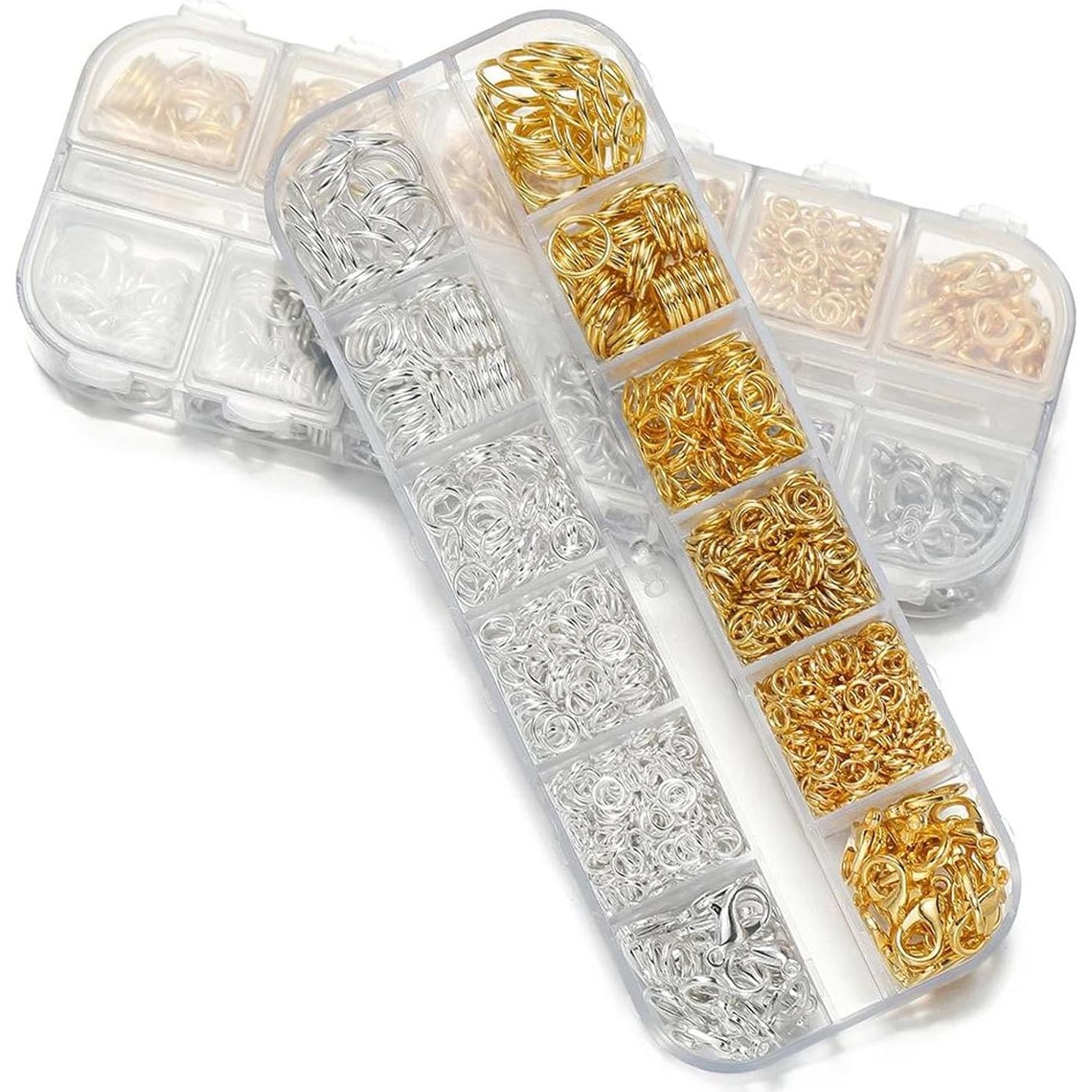 Kit de Anillas de Salto Hazifes - 1200 Piezas con Pinzas