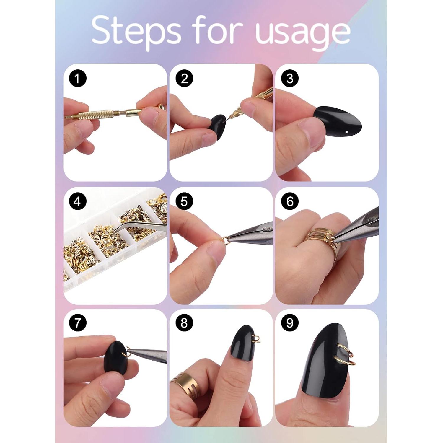 Kit de Accesorios de Arte de Uñas TOROKOM 1014 Piezas