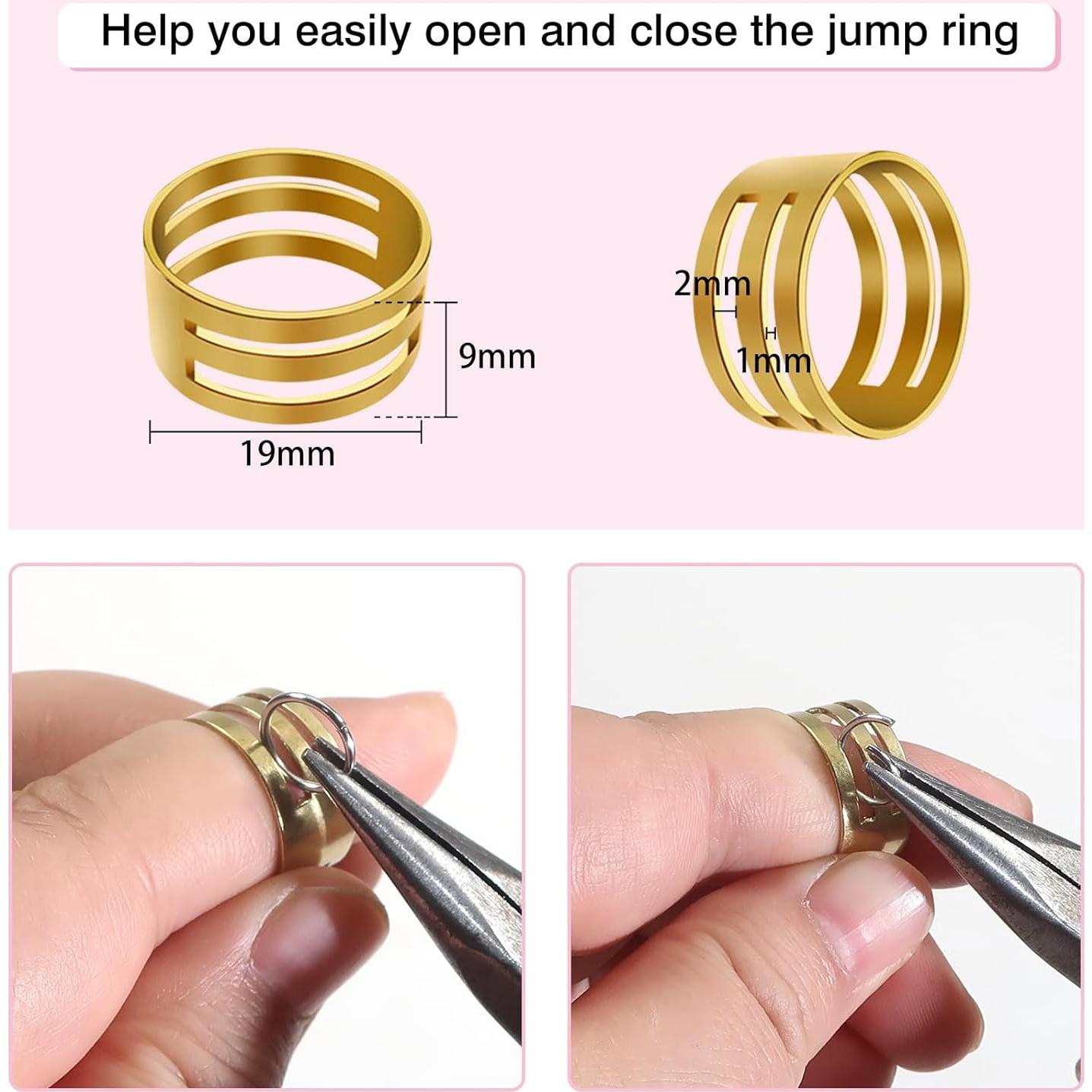 Anillas de Salto Abiertas TOAOB 200pcs 12mm Acero Inoxidable