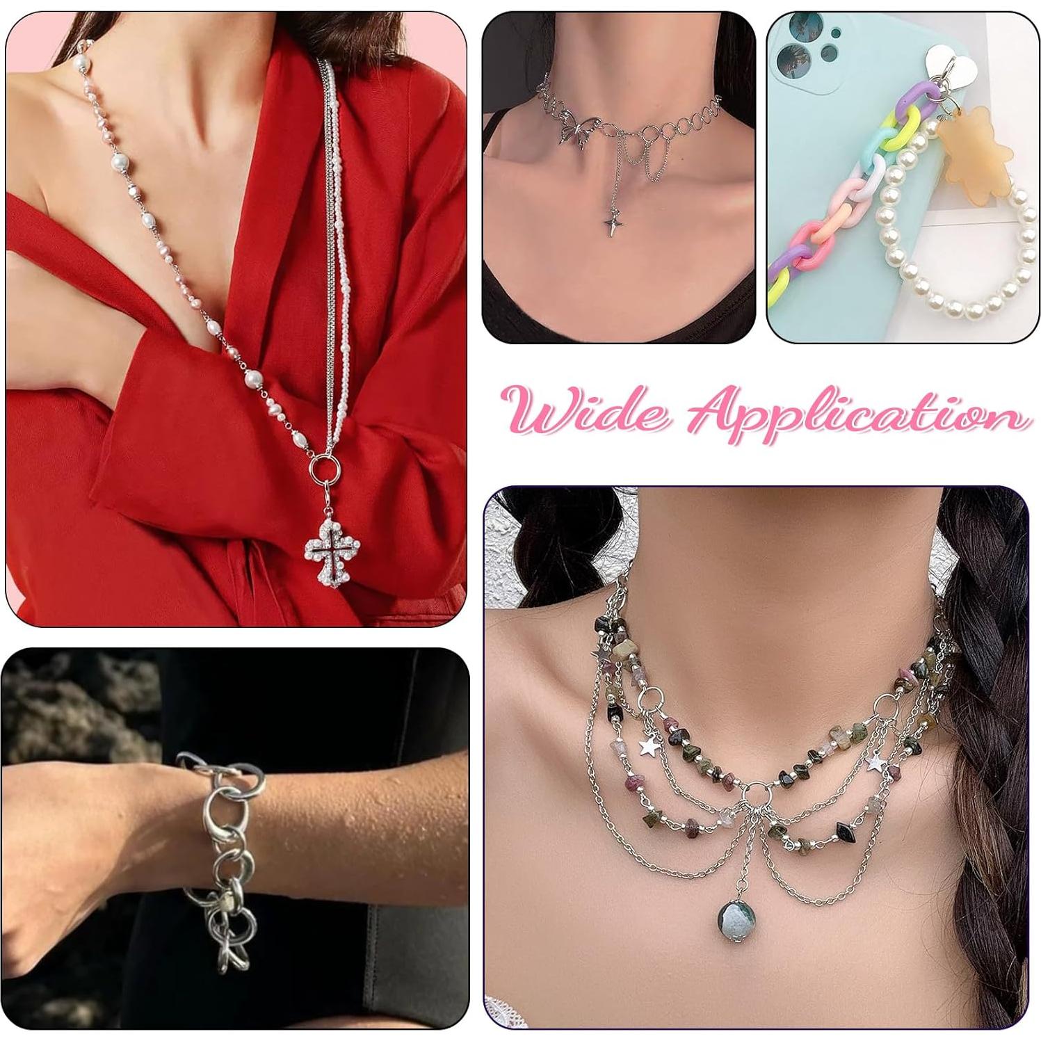 Anillas de Salto Abiertas TOAOB 200pcs 12mm Acero Inoxidable