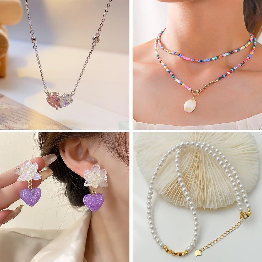 Kit de Anillas de Salto Abiertas DIYDEC 2143 Piezas con Herramientas