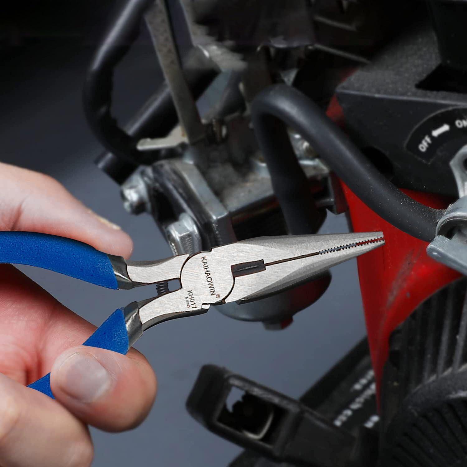 Alicates de Punta Larga Mini KAIHAOWIN 12.7 cm Paquete de 2