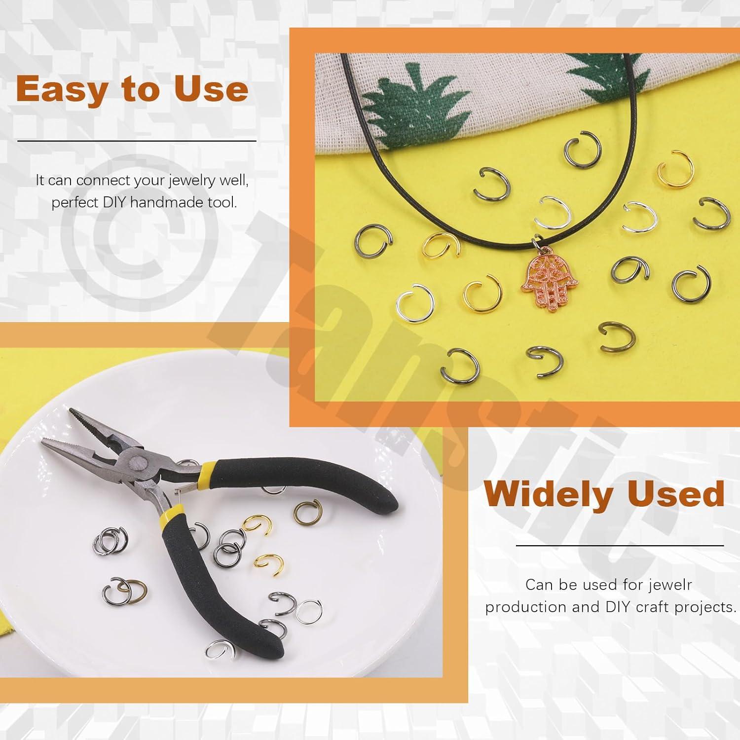 Kit de Anillas Abiertas Tanstic 1403Pcs Bronce 4-10mm