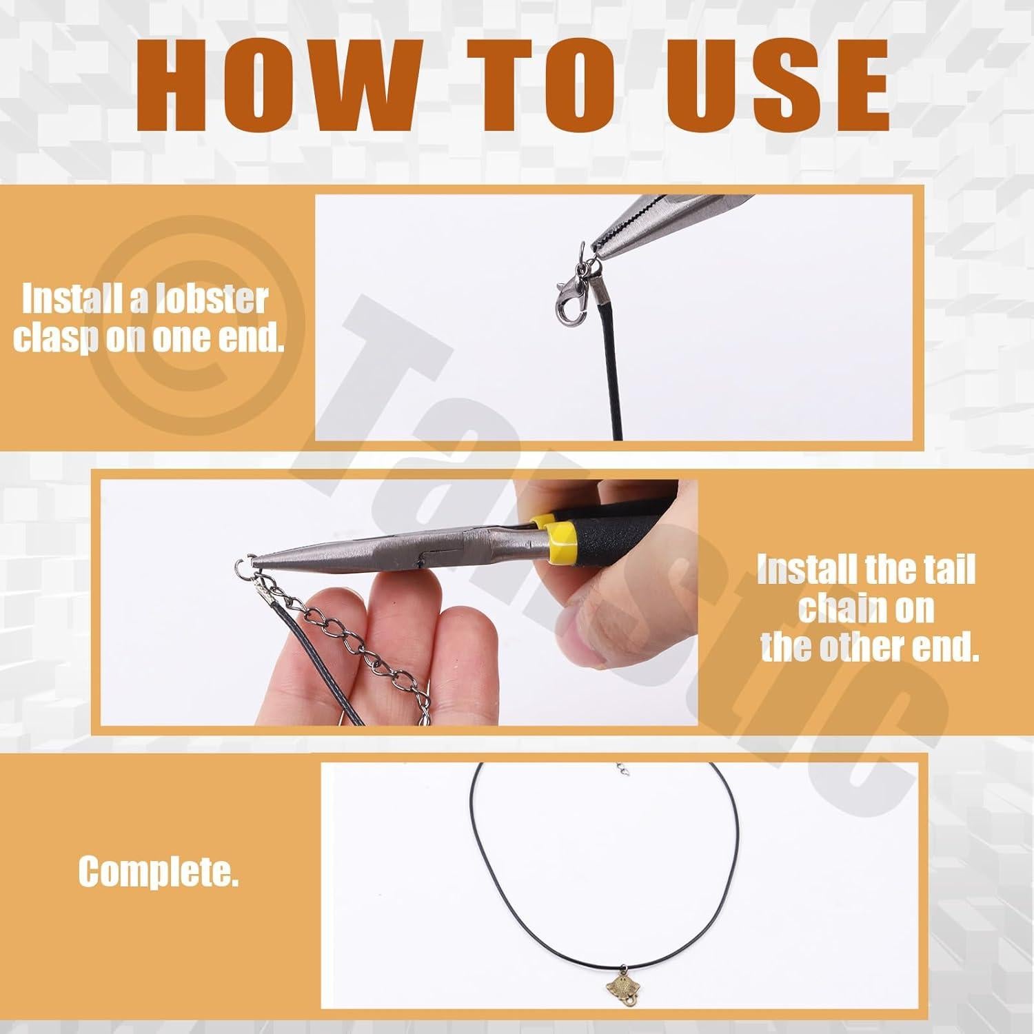 Kit de Anillas Abiertas Tanstic 1403Pcs Bronce 4-10mm