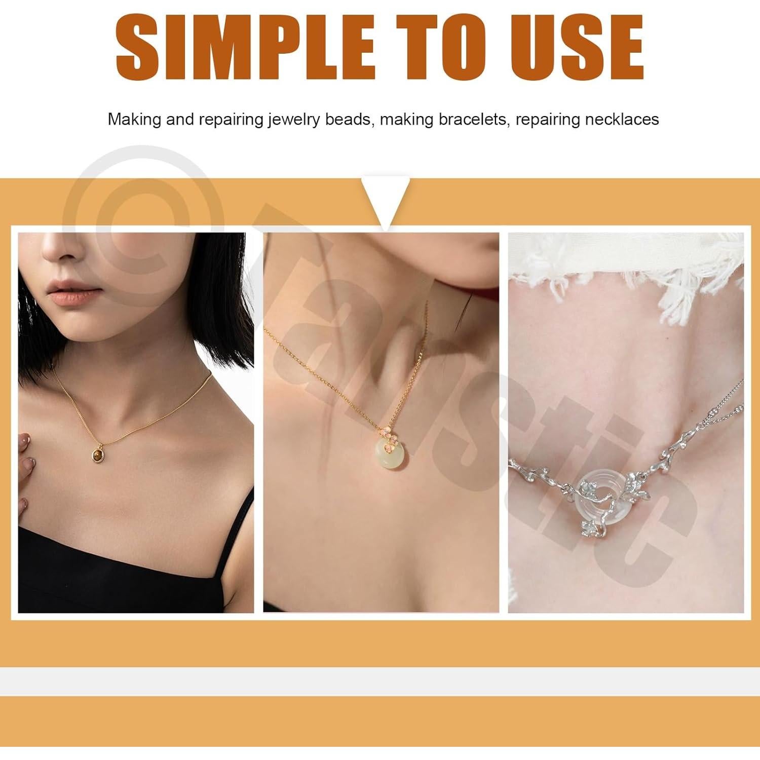 Kit de Anillas Abiertas Tanstic 1403Pcs Bronce 4-10mm