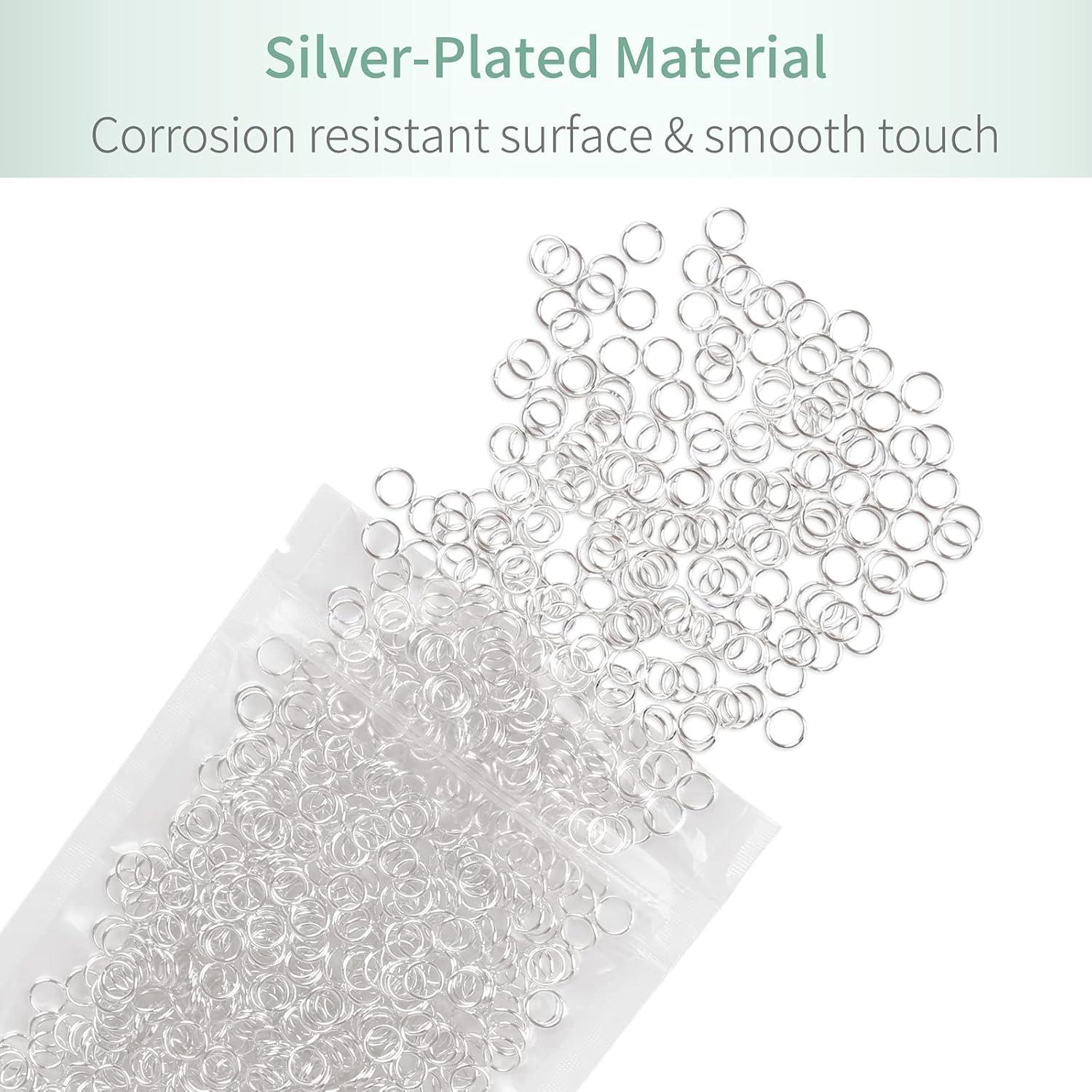 Anillas de Salto Uniclife 6 mm Plata Brillante 1000 Pcs