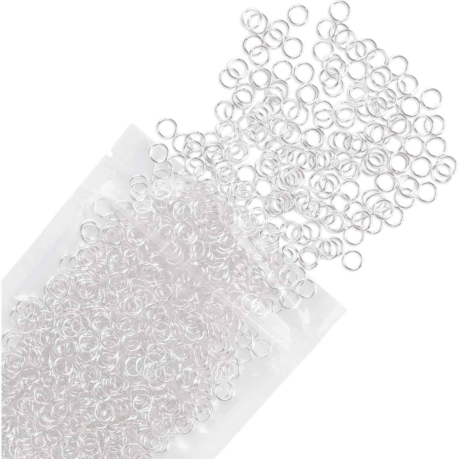 Anillas de Salto Uniclife 6 mm Plata Brillante 1000 Pcs