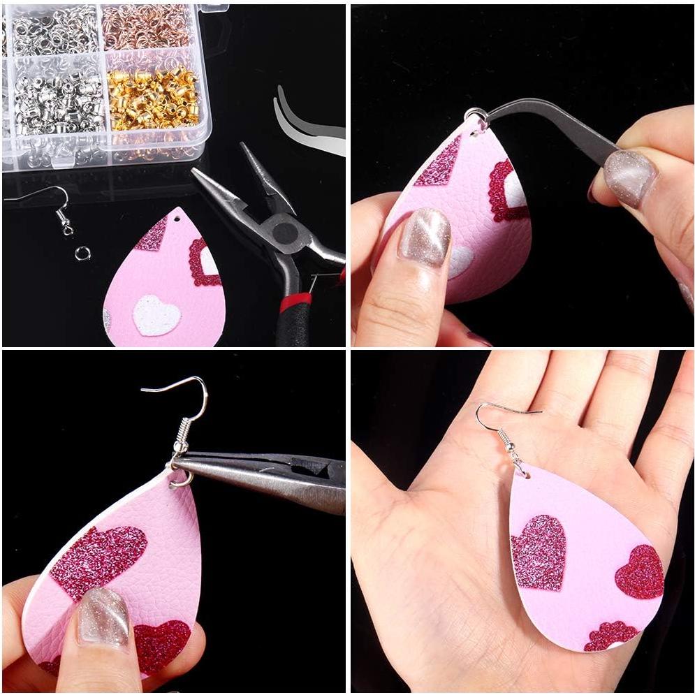 Kit de 2500 Ganchos Hipoalergénicos para Pendientes Hicdaw