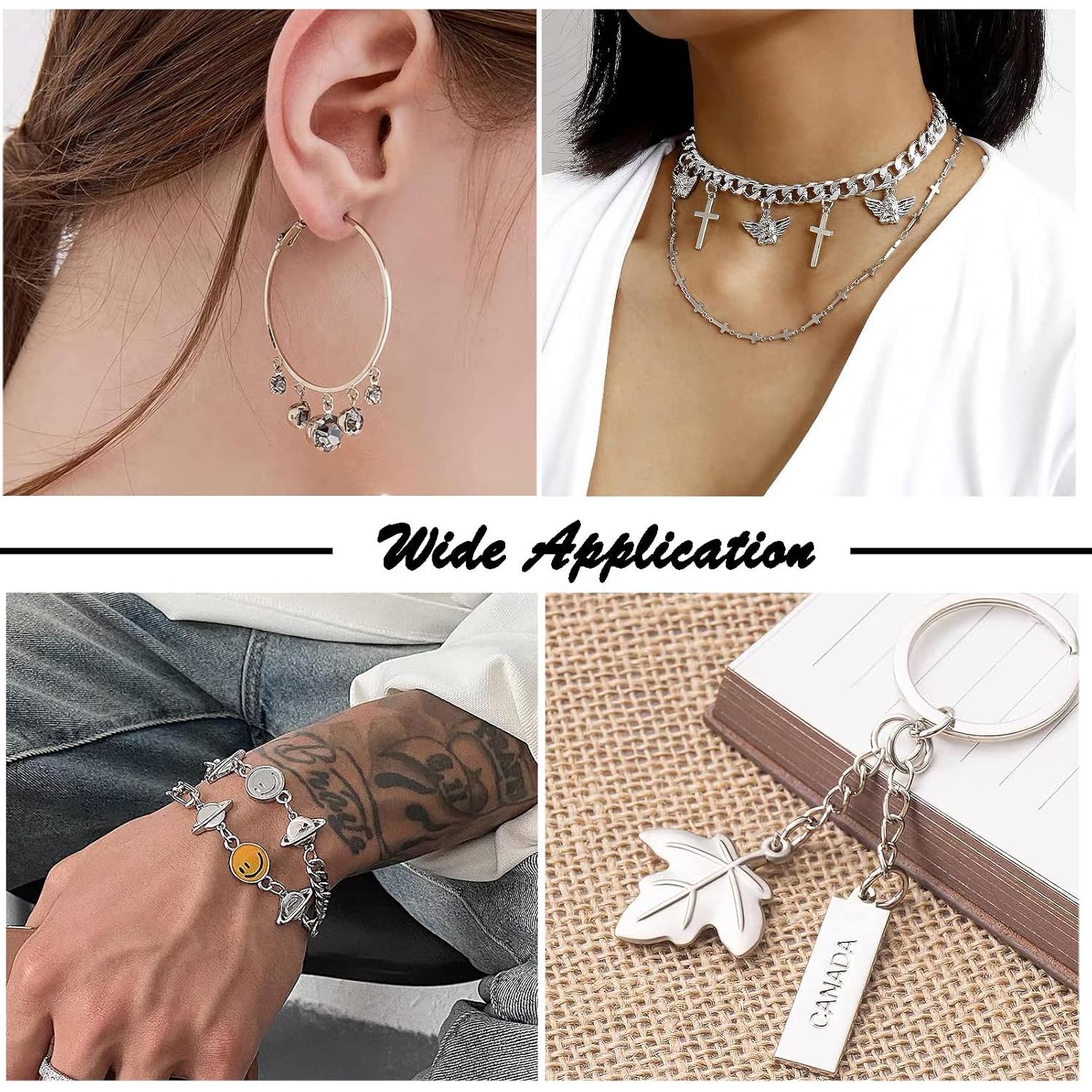 1000 Anillas de Salto de Acero Inoxidable 10mm CREATZONE