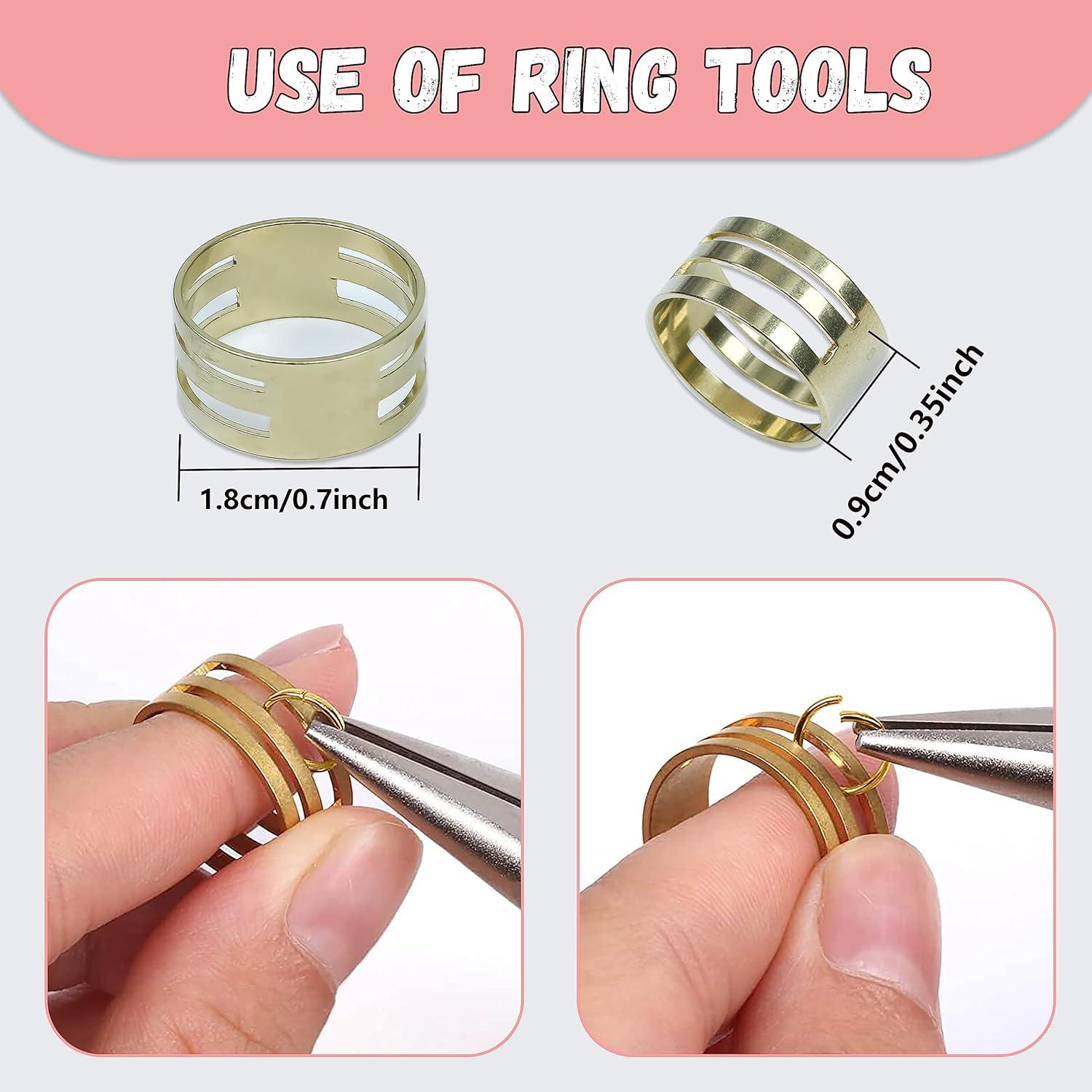 YAKA 1600 Anillas Abiertas de Joyería en Níquel - 6 Tamaños