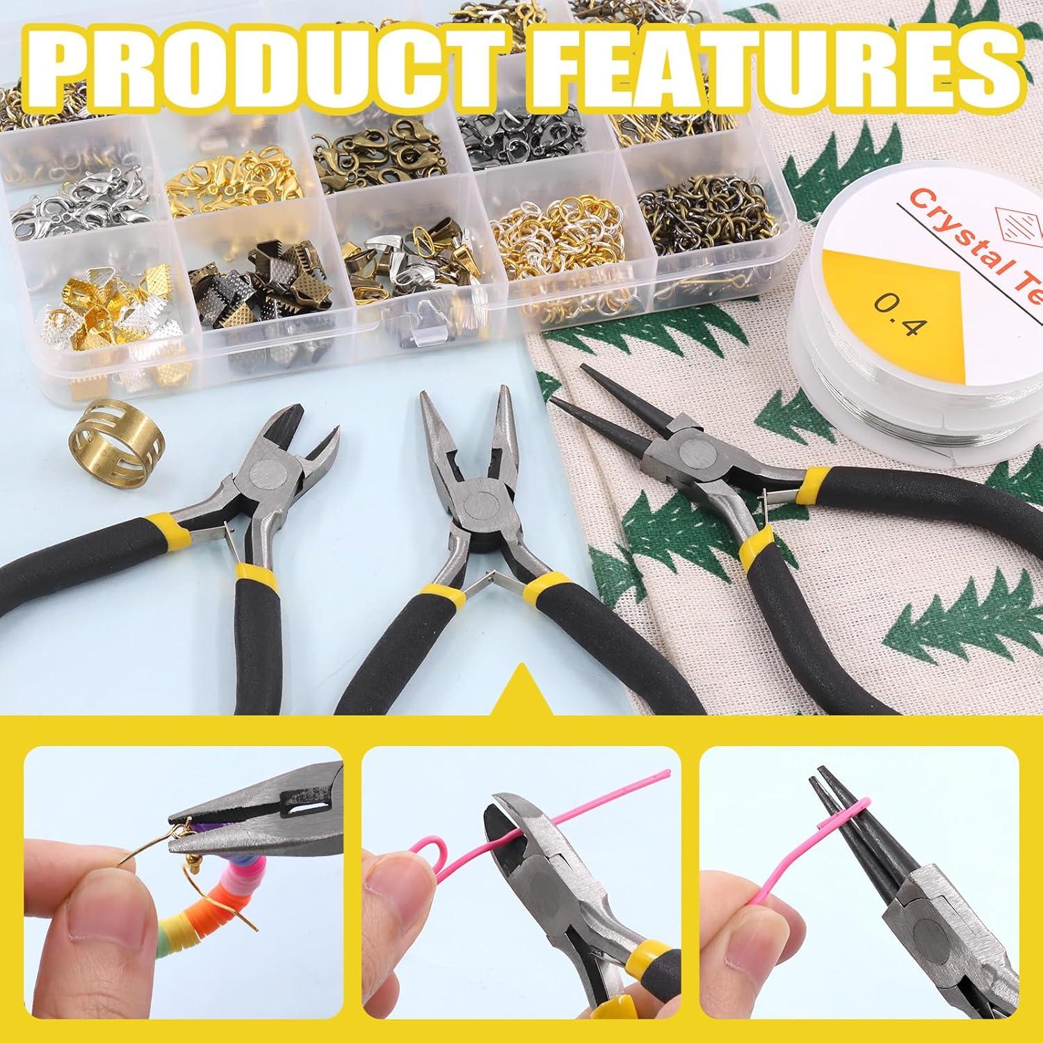 Kit de Suministros para Hacer Joyería Mardatt 1488Pcs