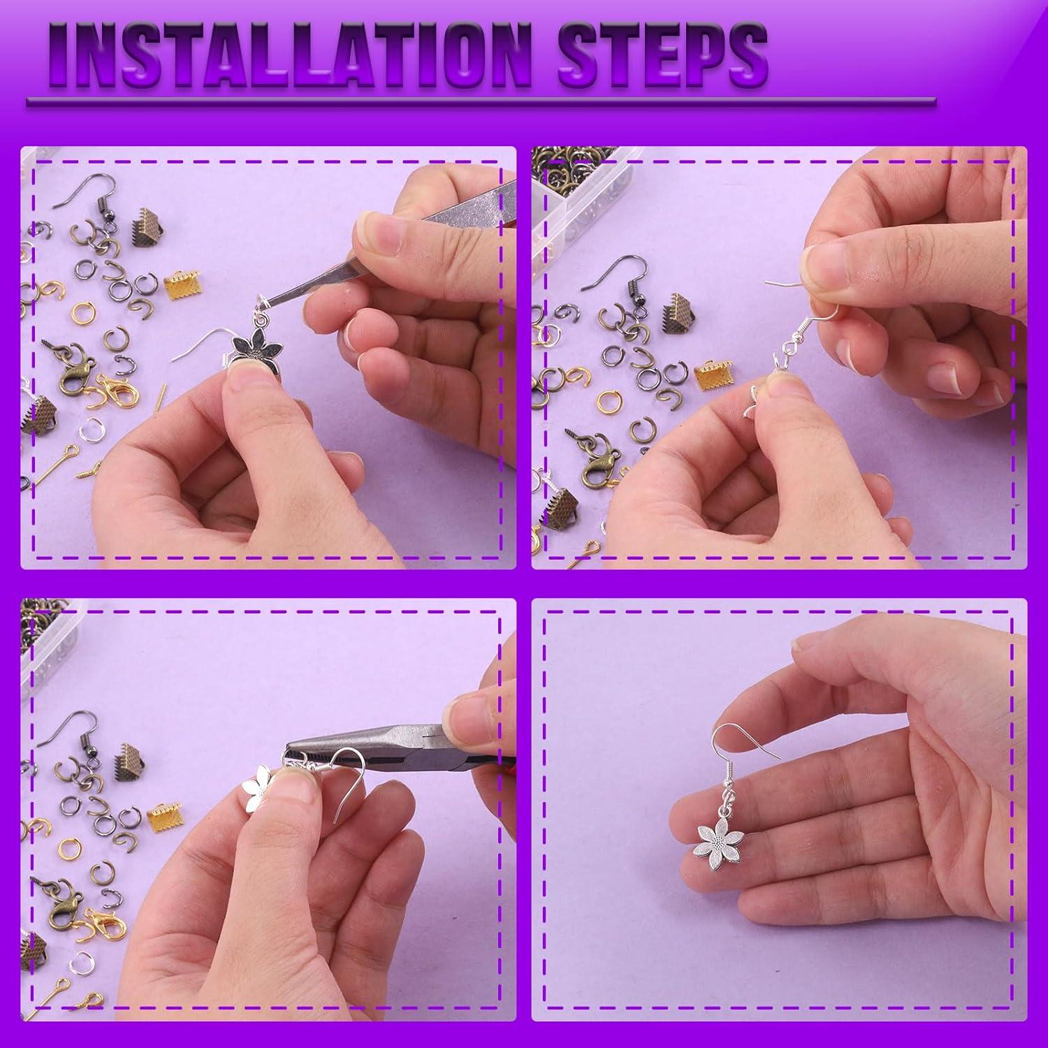 Kit de Suministros para Fabricación de Joyas Swpeet 1617 Piezas