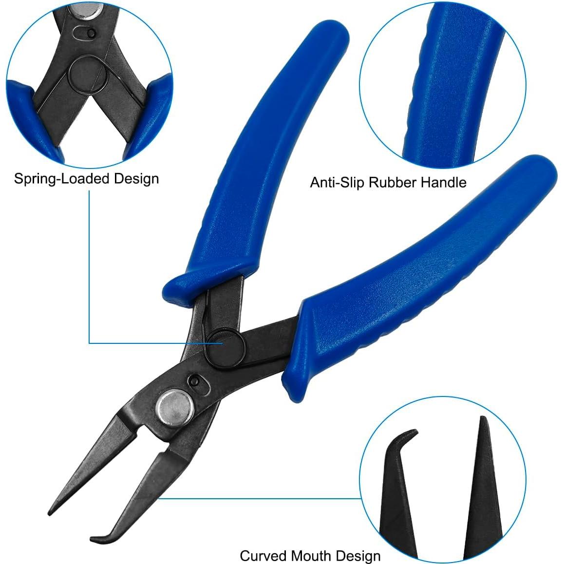 Kit de Alicates de Joyería lyfLux con 500 Anillos 6mm