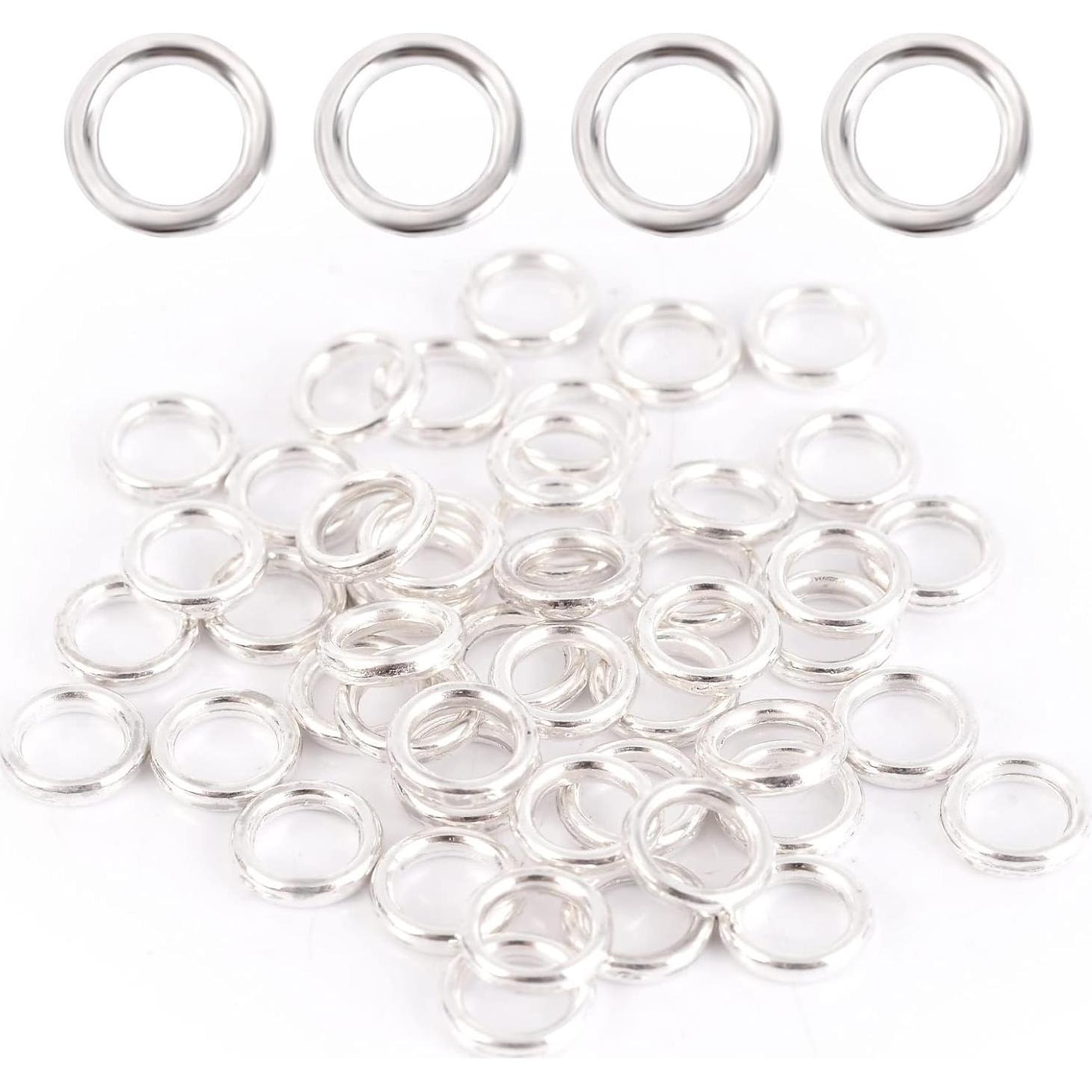 Anillas de Salto Cerradas Souarts Plata 4mm 100 Piezas