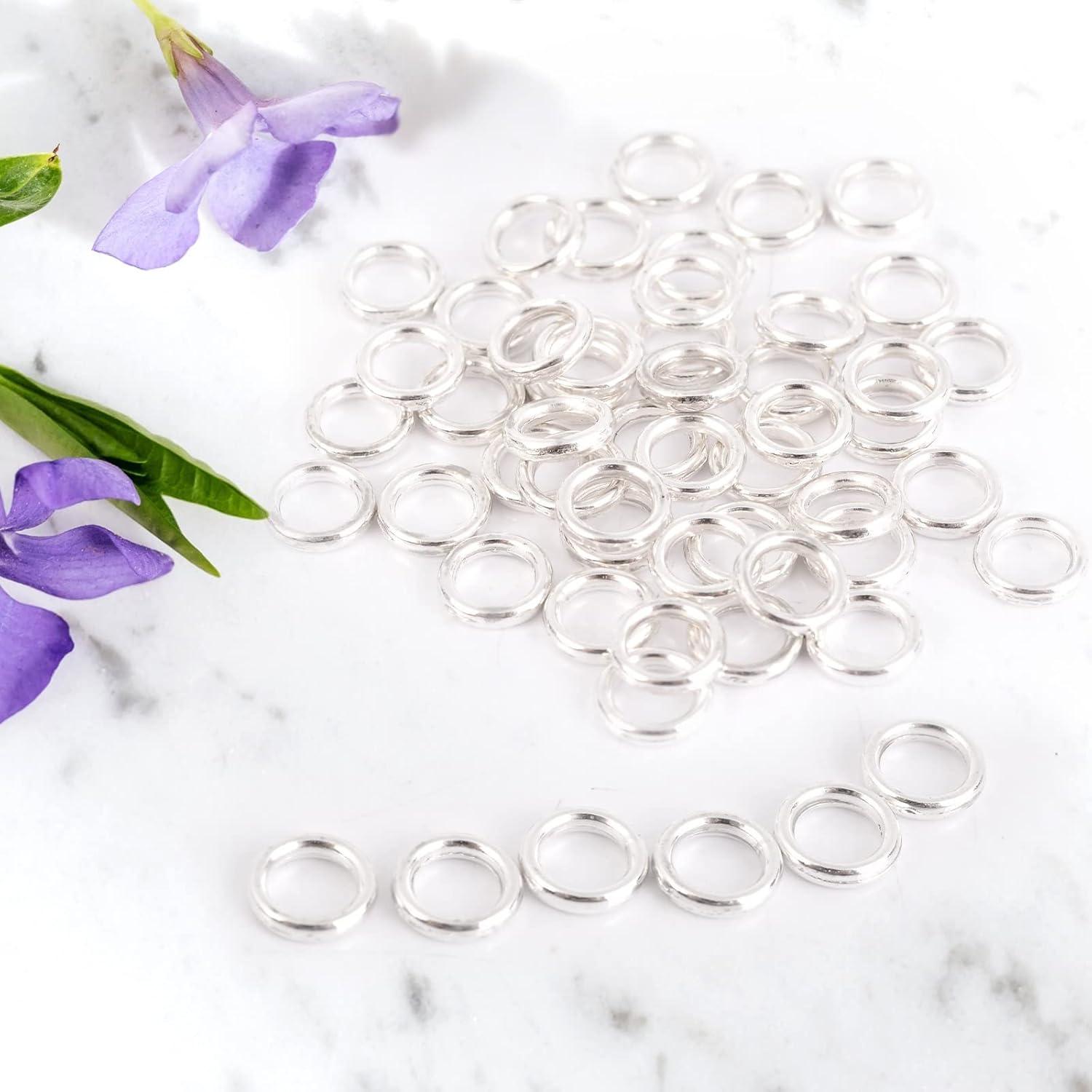 Anillas de Salto Cerradas Souarts Plata 4mm 100 Piezas