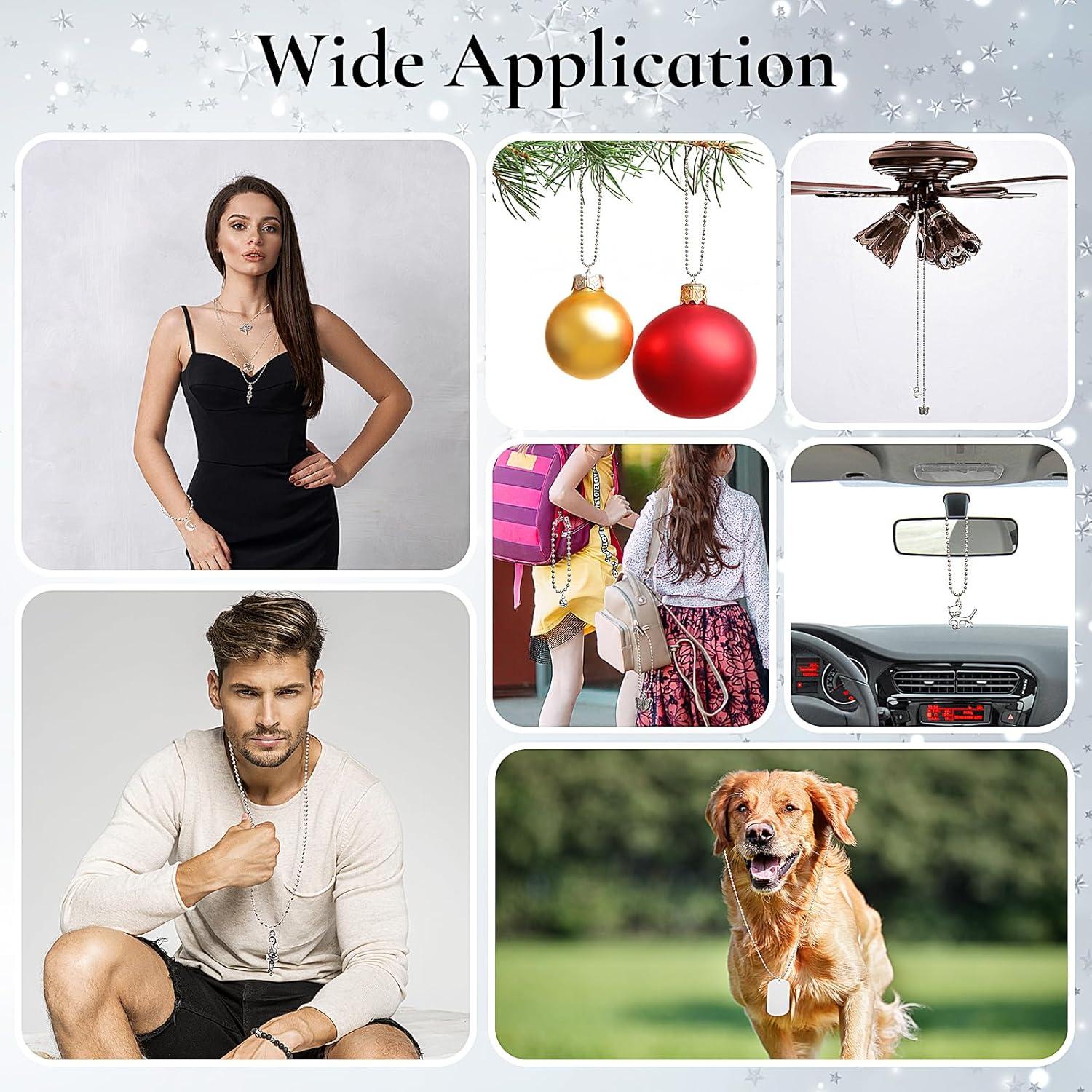 Kit de Fabricación de Joyas DIY Landical 27m Cadenas y Accesorios