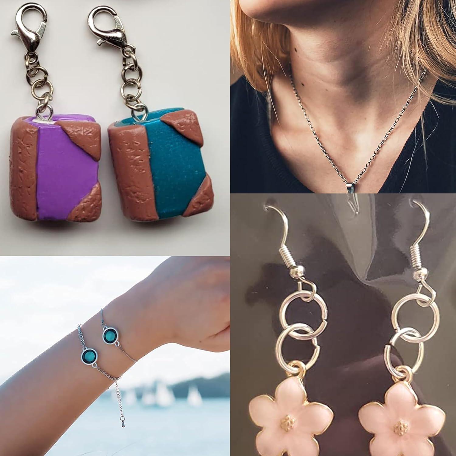 Anillas de Salto Abiertas GMMA 1400 Pcs 6 Tamaños Acero Inoxidable