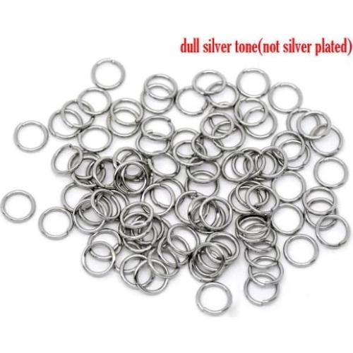 500 Anillas de Salto Acero Inoxidable 304 8mm 18 Calibre