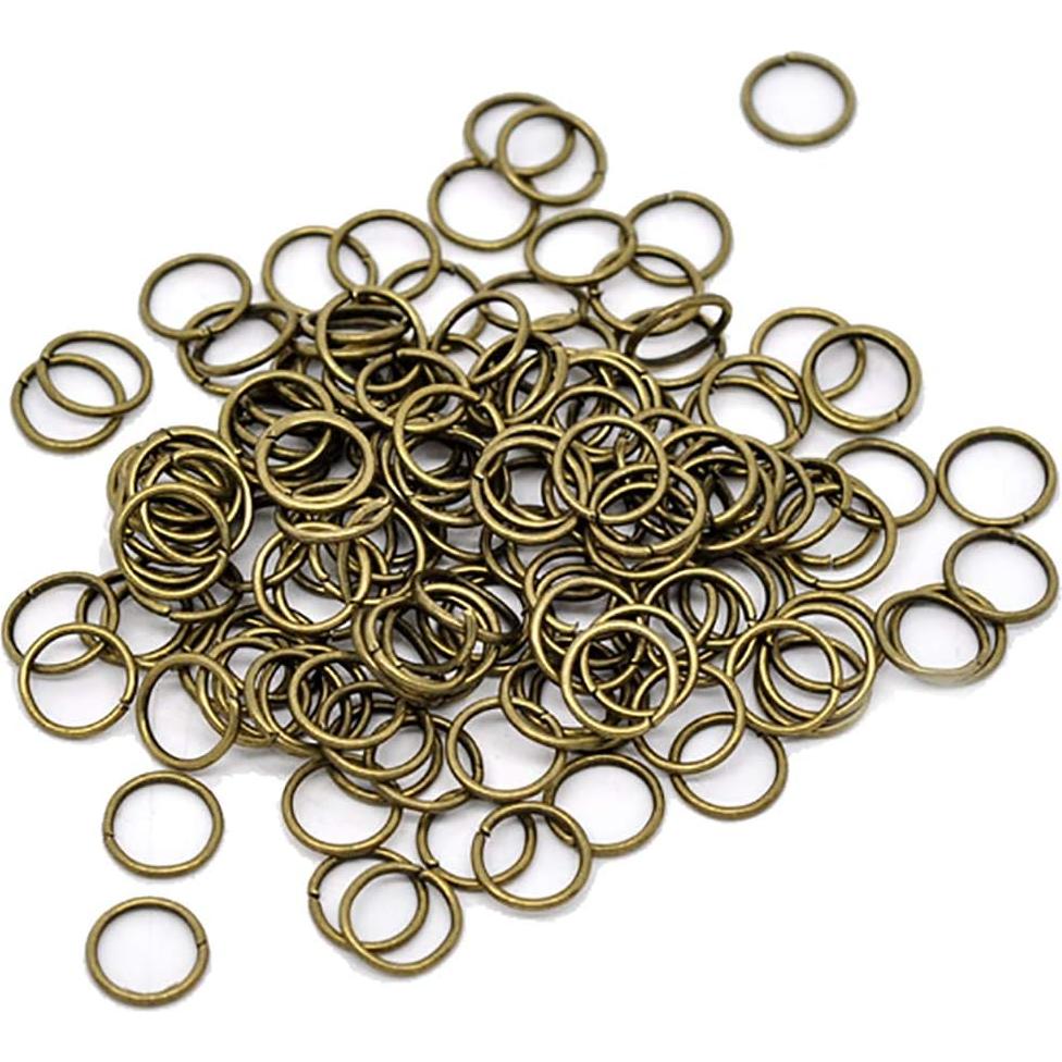 Anillas Abiertas de Bronce Antiguo HDSupplies 9mm 500pcs